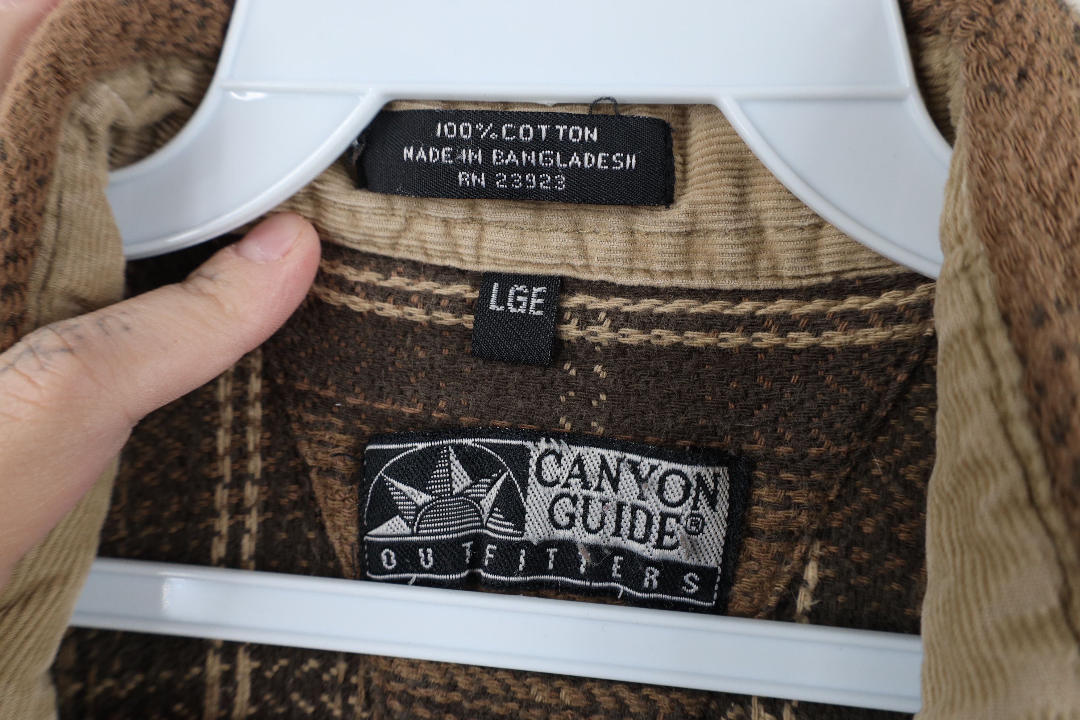 Vintage Vintage 90s Y2K Streetwear Baggy Flannel Button Shirt Plaid Size US L / EU 52-54 / 3 - 10 Thumbnail