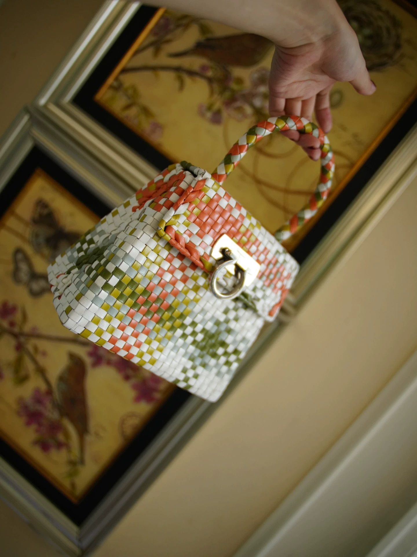 Salvatore Ferragamo Ferragamo Museum Limited Woven Horsebit Tote Small Size ONE SIZE - 6 Thumbnail