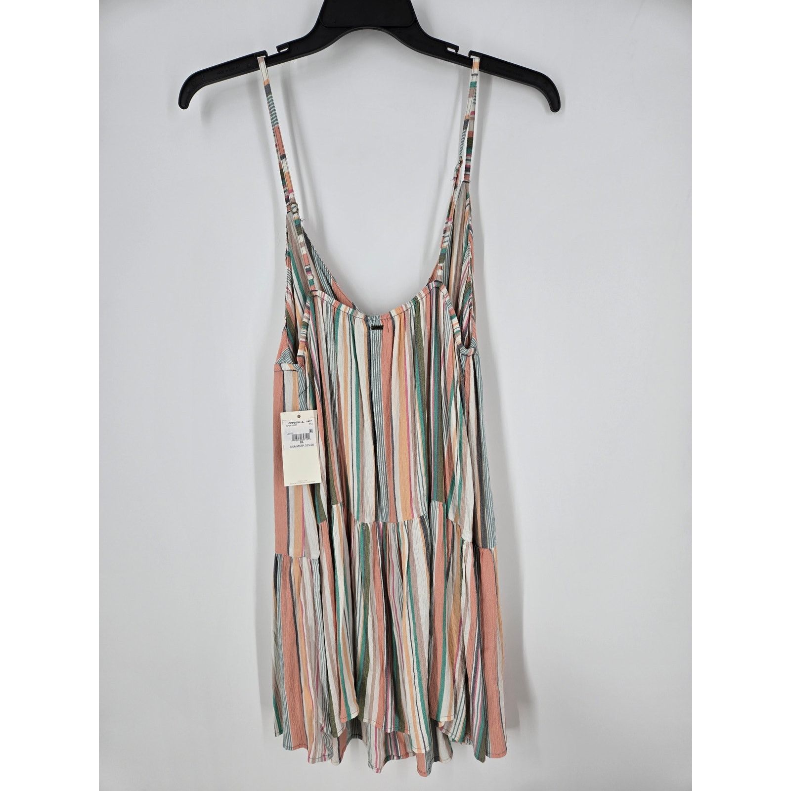 O'Neill NEW O'Neill LOTTIE Multicolor Sun Dress Size XL Size XL / US 12-14 / IT 48-50 - 5 Thumbnail