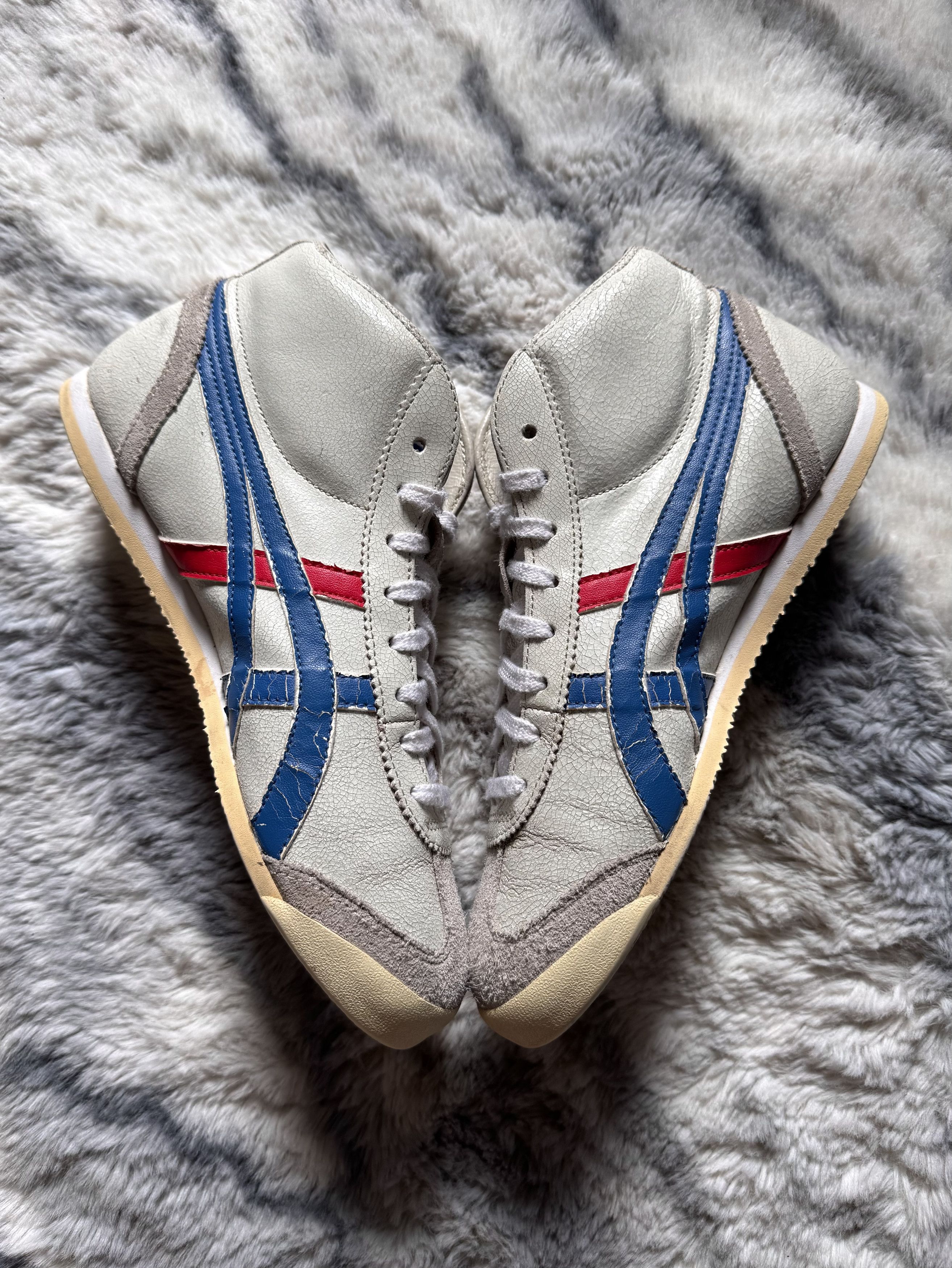 Vintage Asics Onitsuka Tiger Hi-Top Sneaker Mexico Rare Y2K