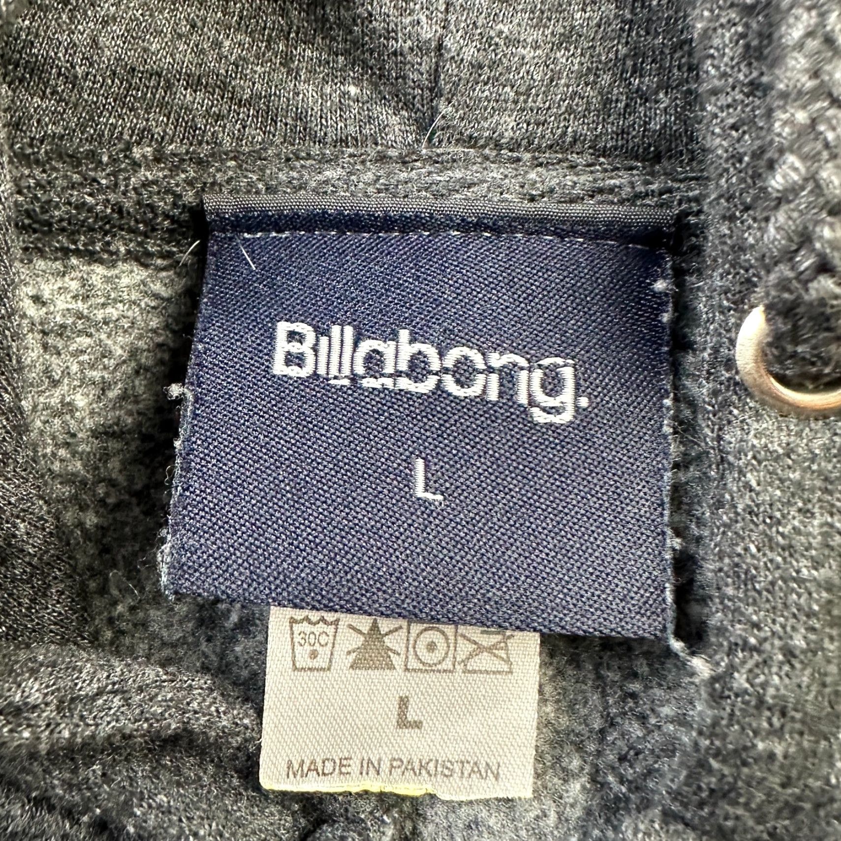 Billabong VINTAGE not applicable; Billabong Hoodie Mens Large Gray Full Zip Sweatshirt Surfwear Skate Size US L / EU 52-54 / 3 - 6 Thumbnail