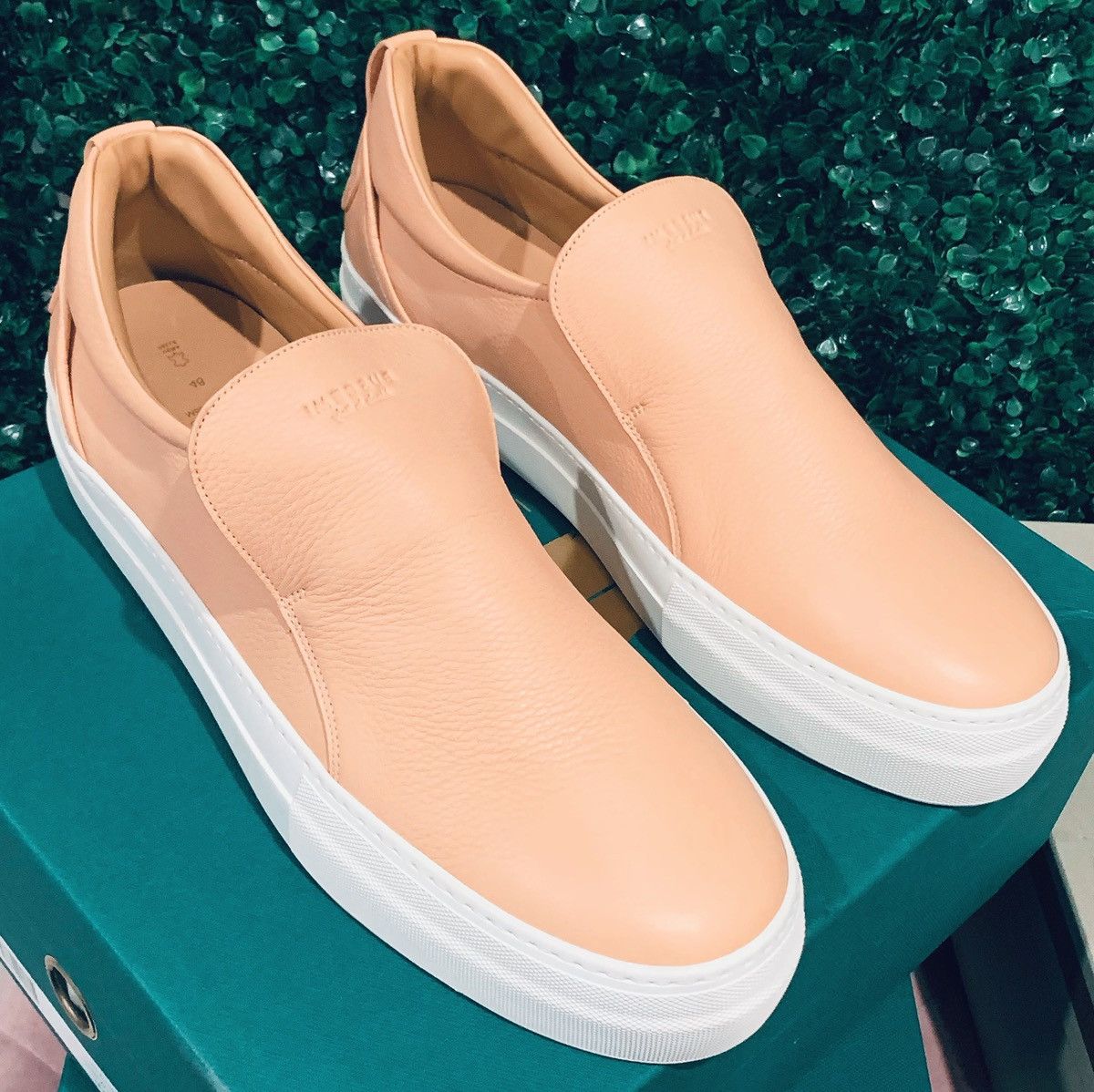Buscemi BUSCEMI 40MM Skate Skin Leather Slip On Sneakers EU48 (New) Size US 15 / EU 48 - 2 Thumbnail