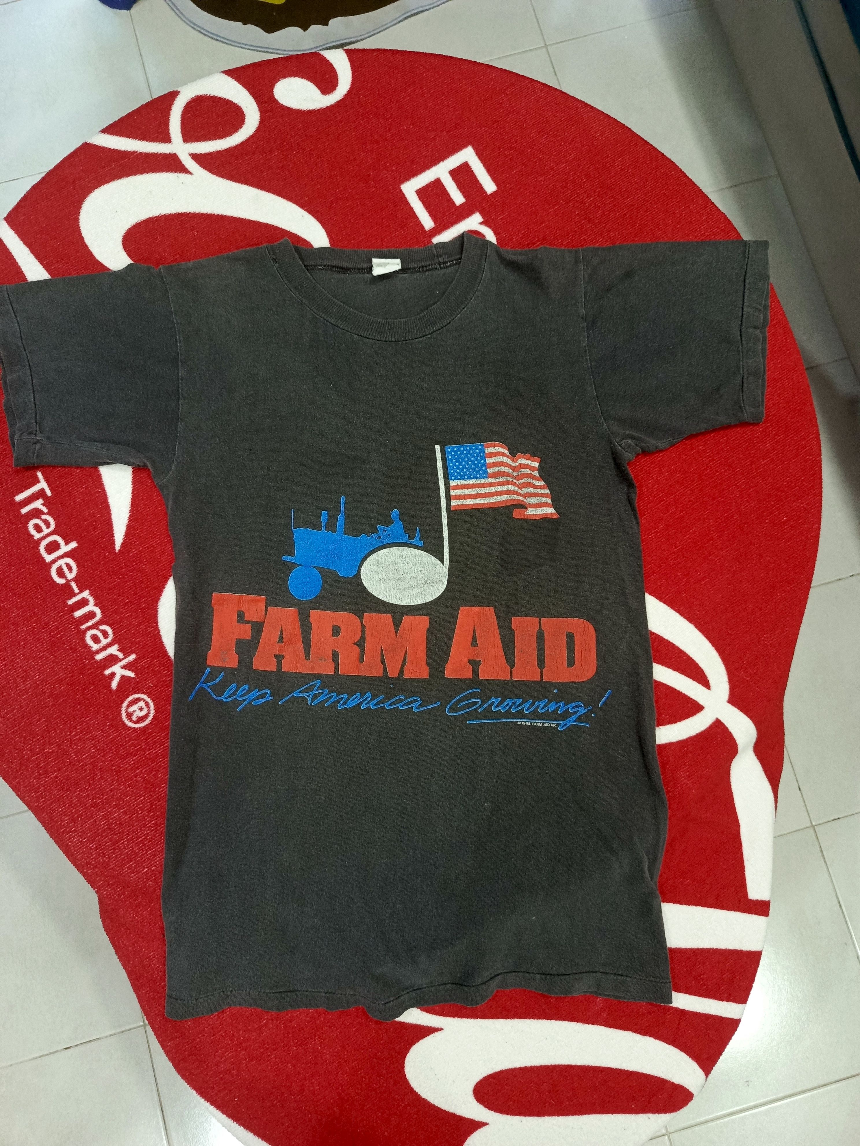 Vintage vintage 1990 Farm Aid IV concert tee Size US S / EU 44-46 / 1 - 1 Thumbnail