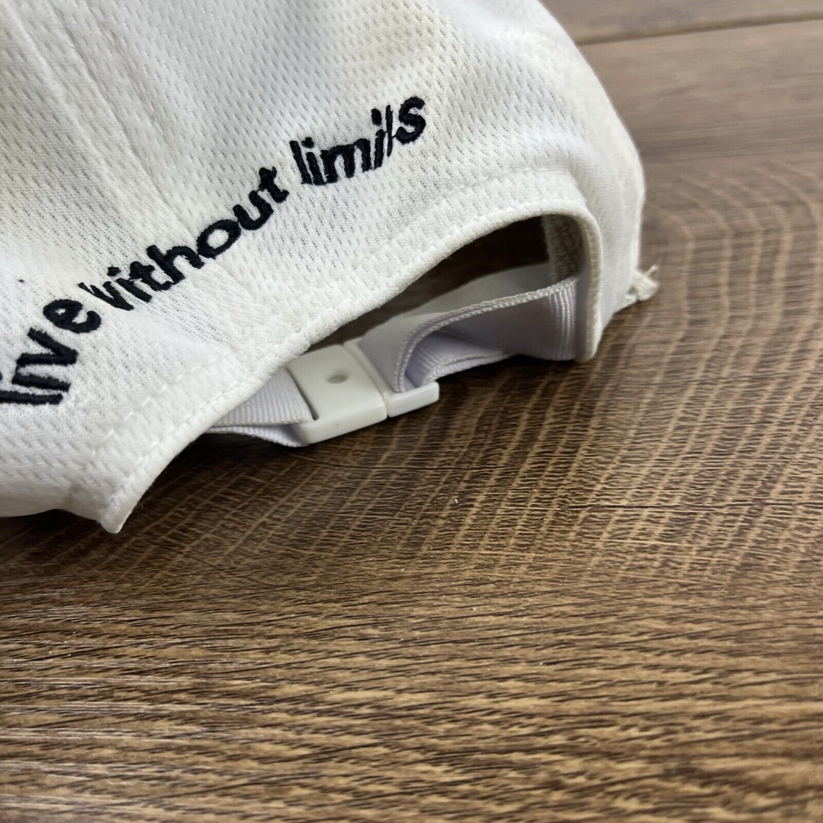 Other Life Without Limits Hat White Cap Hat Adjustable Hat White A Size ONE SIZE - 8 Thumbnail
