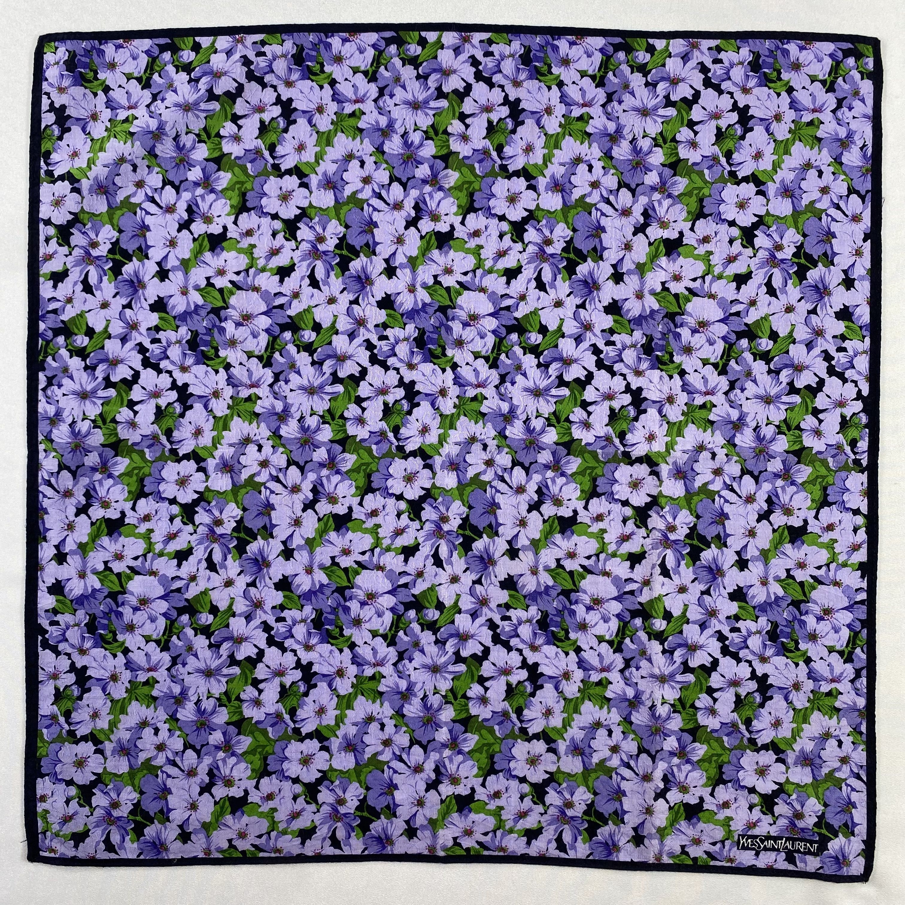 Vintage Yves Saint Laurent Neckerchief / Handkerchief-P722 Size ONE SIZE - 1 Thumbnail
