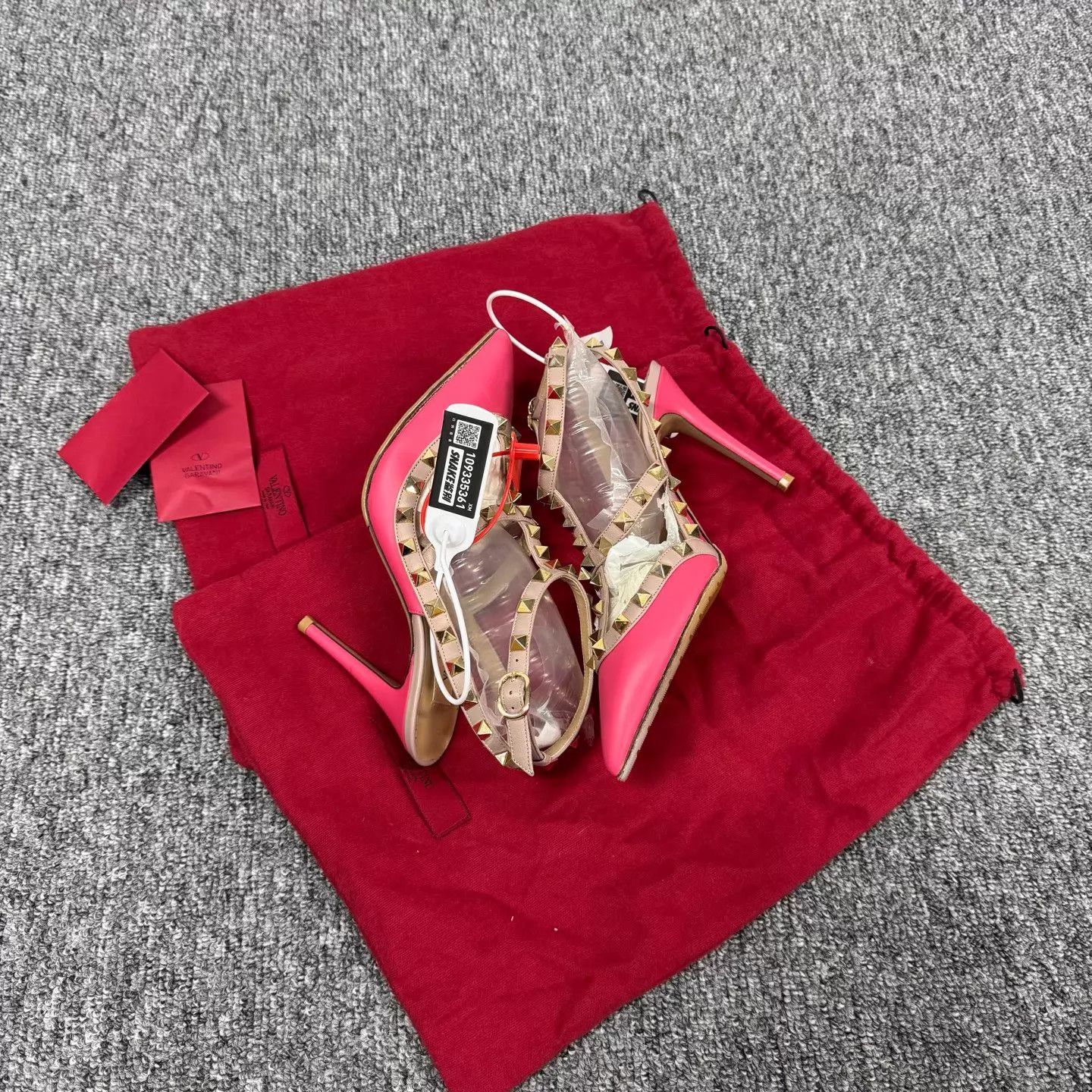 Valentino Valentino Pink Studded Pointed Stiletto Heels 35 Size US 4.5 / IT 34.5 - 5 Thumbnail