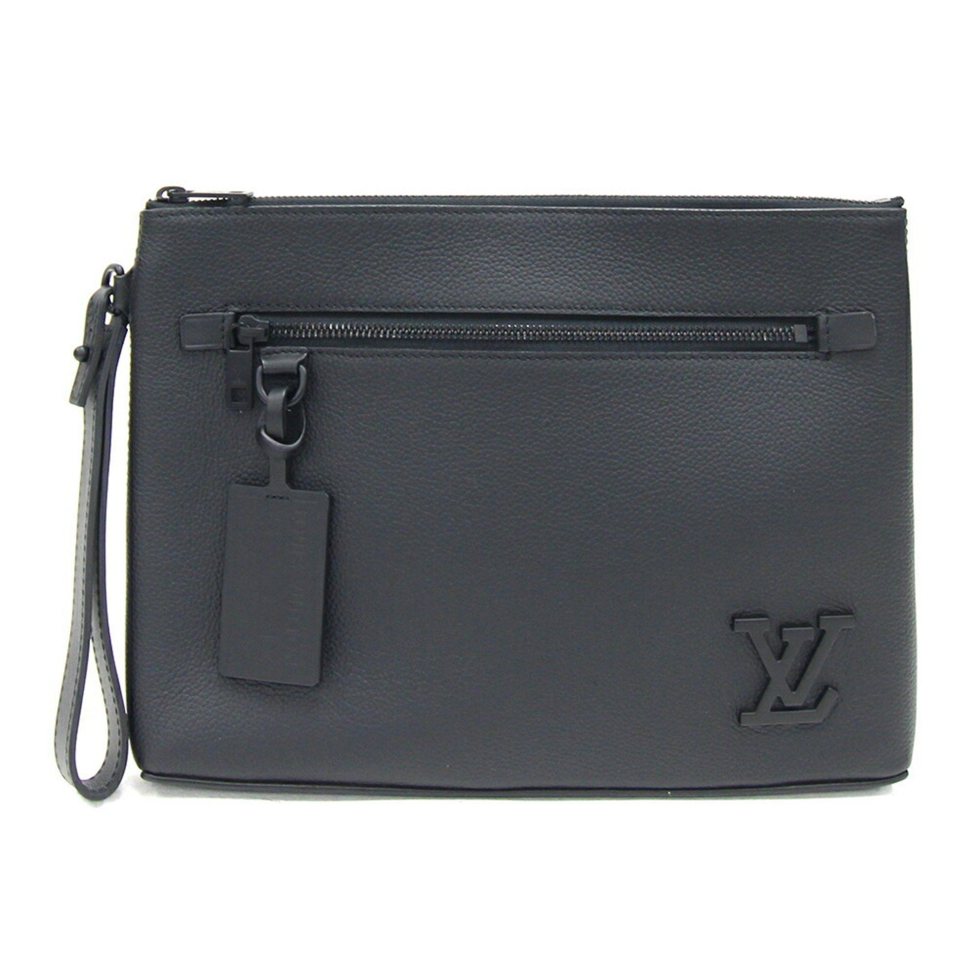 Louis Vuitton Louis Vuitton Clutch Bag Aerogram Pochette IPAD M69837 Noir Second Side Pouch Black Men's LOUIS VUITTON Size ONE SIZE - 1 Thumbnail