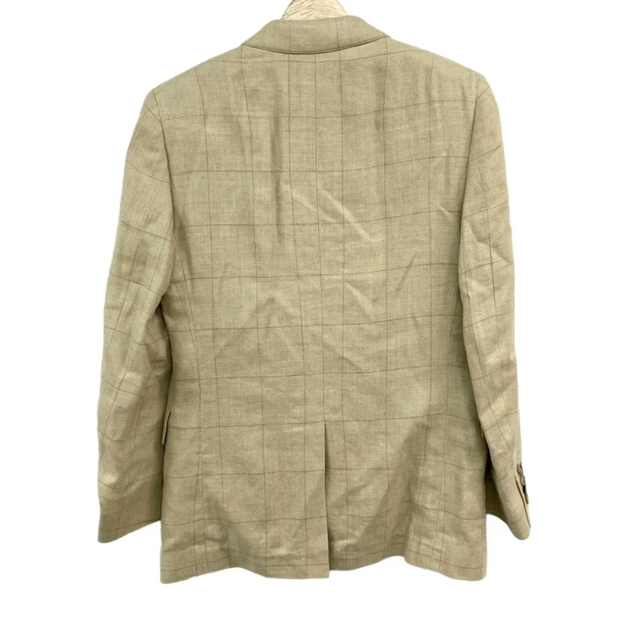 Ralph Lauren RRL Ralph Lauren Silk Linen Jacket Size 36S Beige 3Buttoned good condition Used Mens Size US XXS / EU 40 - 2 Thumbnail