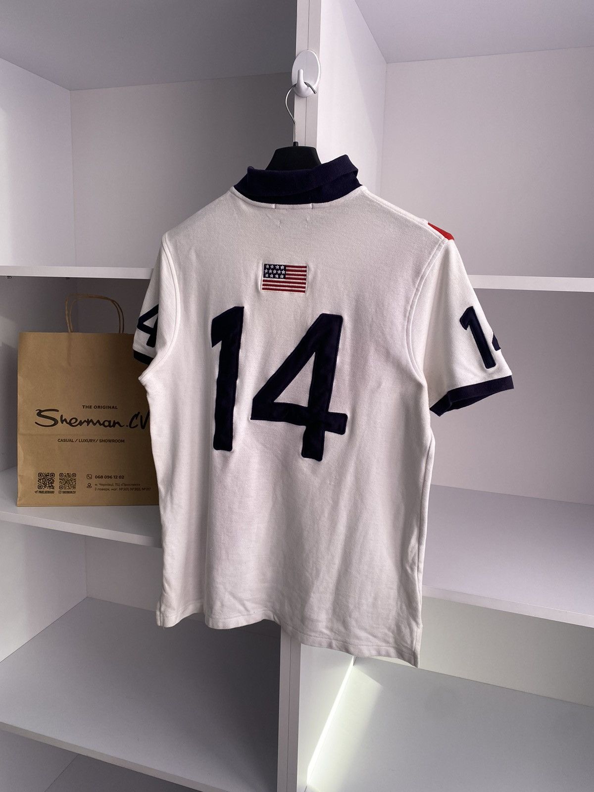 Polo Ralph Lauren × Vintage Vintage Polo Ralph Lauren Chief Keef Style Polo Tee Size US L / EU 52-54 / 3 - 15 Thumbnail