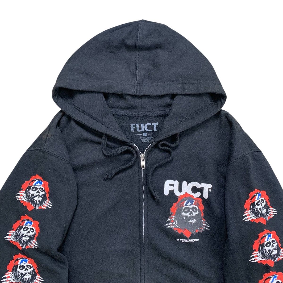 FUCT Vintage Fuct Zip Hoodie RIP of Jesus Powell Parody Size US M / EU 48-50 / 2 - 3 Thumbnail