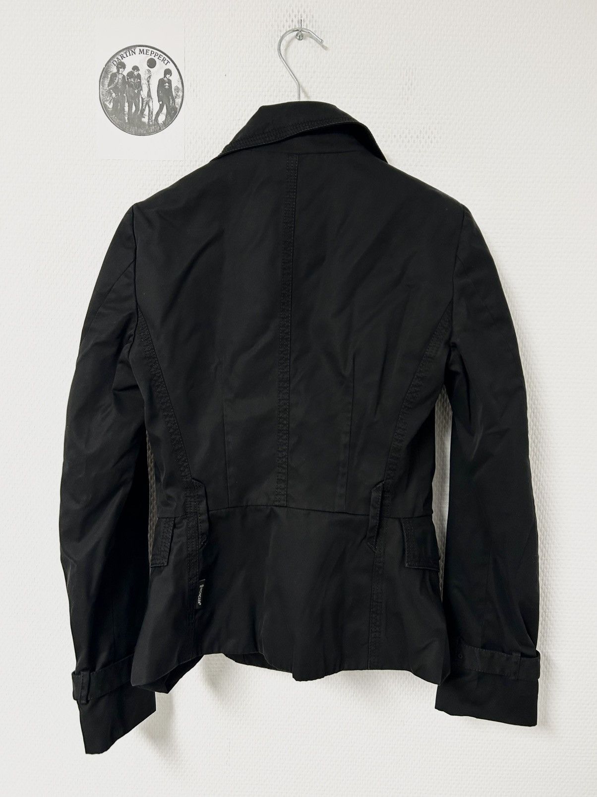 Moncler 2009 Marquise Asymmetric Trench Blazer Jacket Size US XS / EU 42 / 0 - 2 Thumbnail