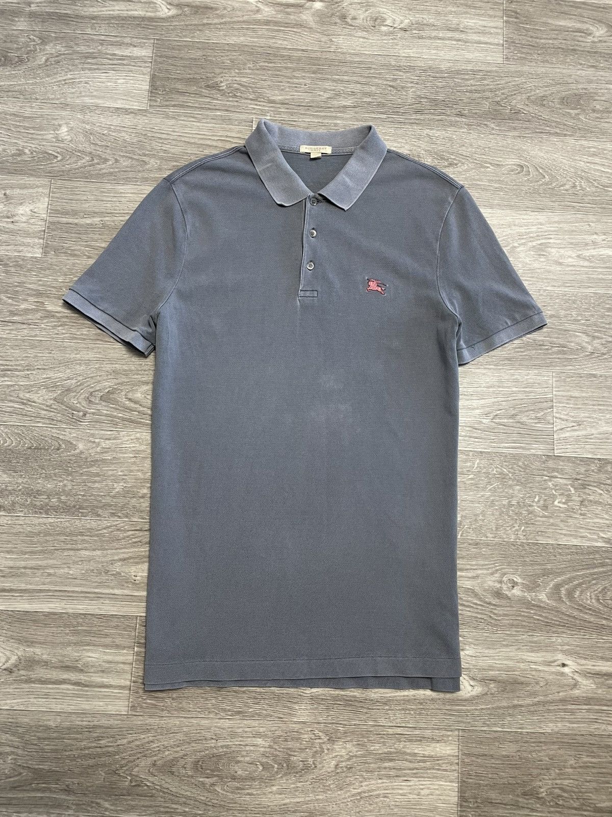 Burberry Burberry Brit Metallic Logo Polo Shirt Size US L / EU 52-54 / 3 - 1 Thumbnail