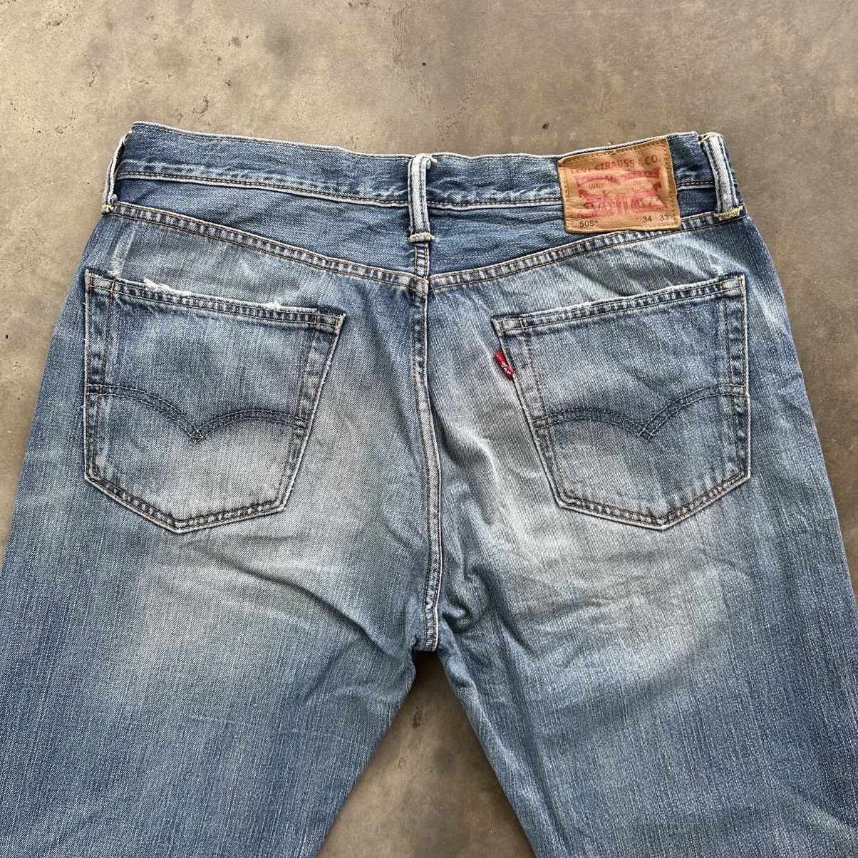 Levi's Vintage Levi’s 505 Distressed Faded Denim Jean Pant W32 Size US 32 / EU 48 - 11 Thumbnail