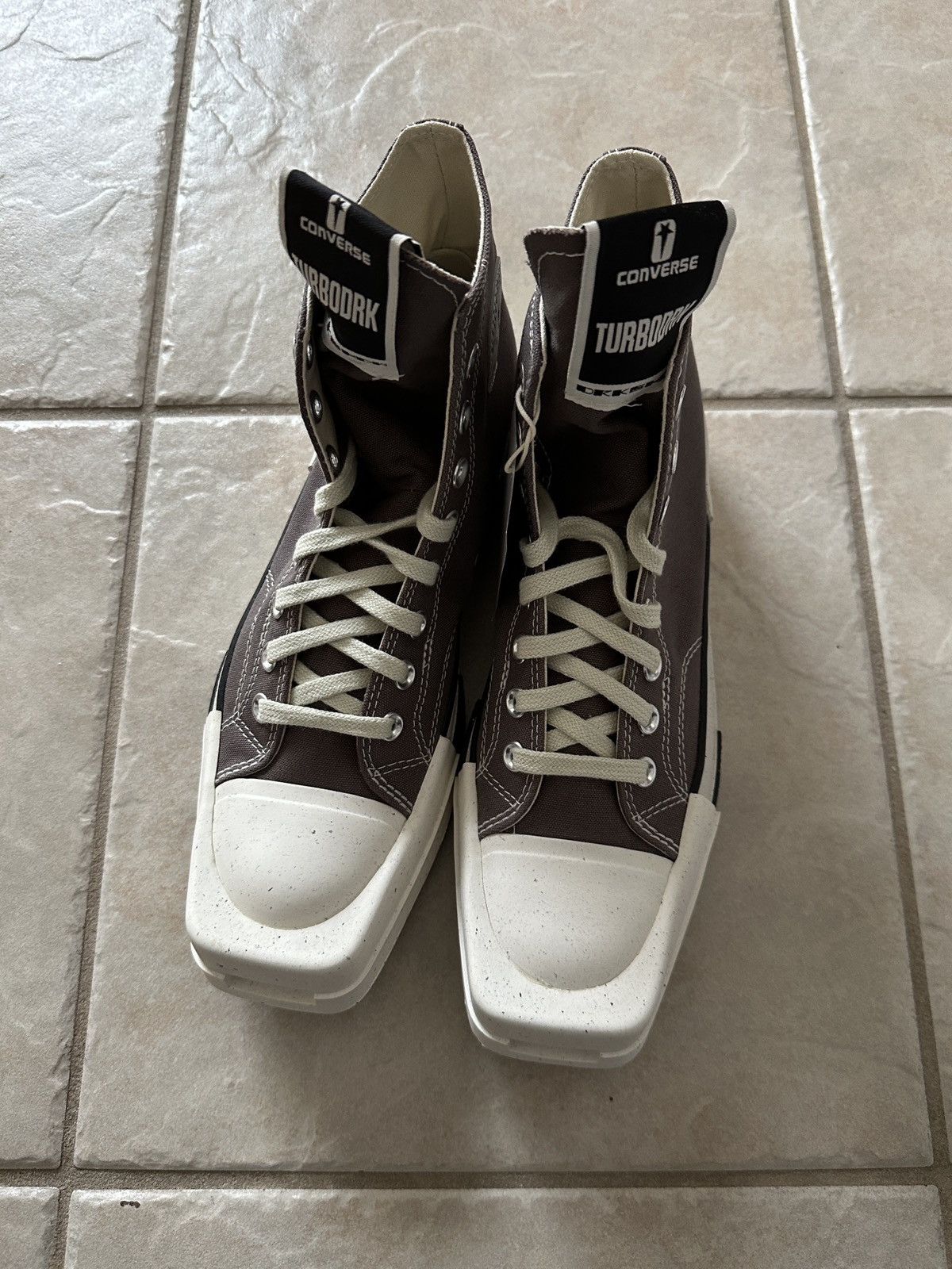 Converse DRKSHDW TURBODRK HI - Dust/Ivory - Sz 8.5 Size US 8.5 / EU 41-42 - 5 Thumbnail