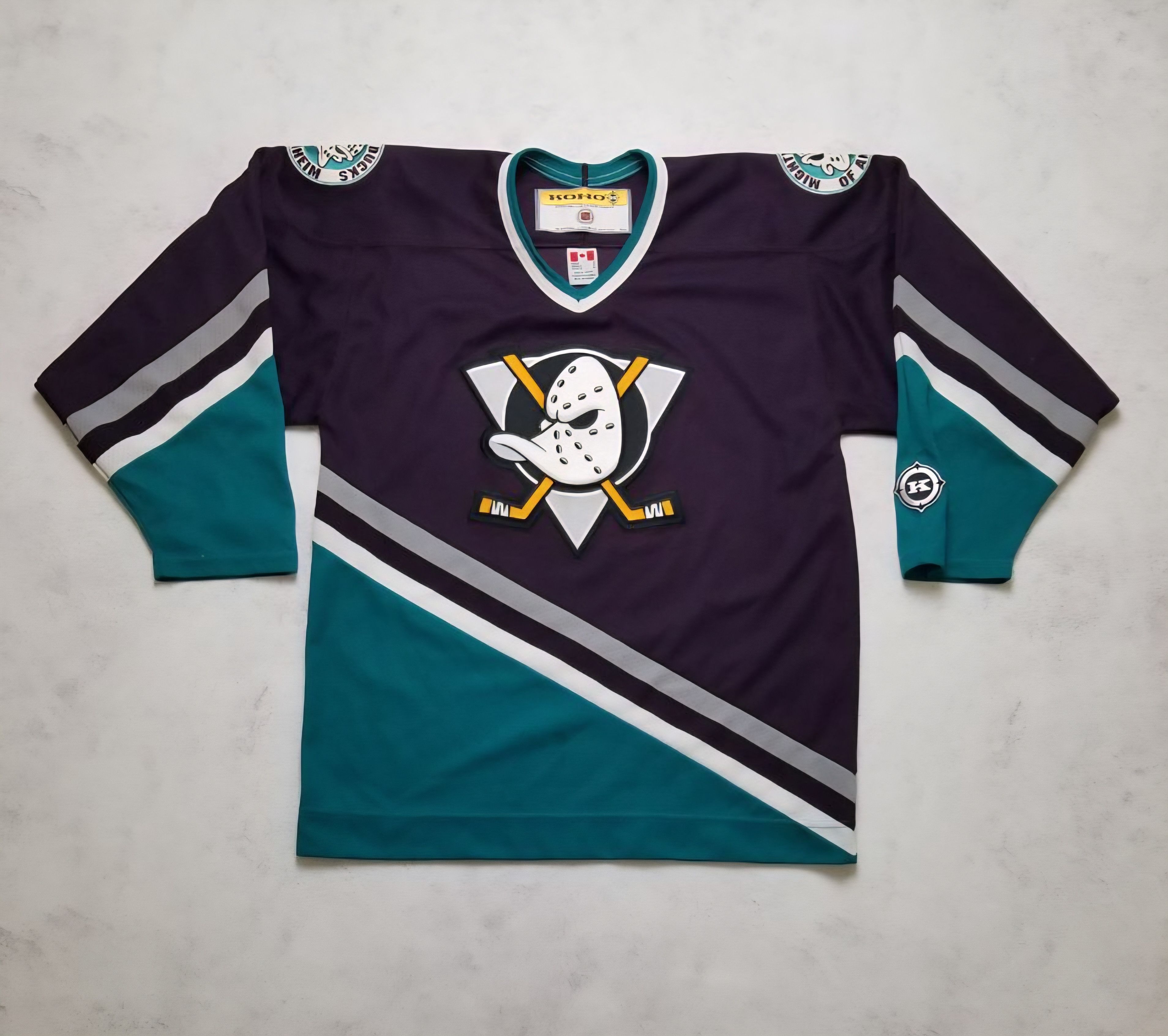 Vintage NHL Koho Anaheim Mighty Ducks Hockey Jersey
