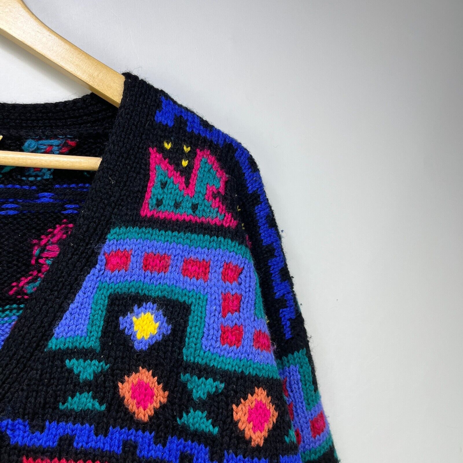 L.L. Bean × Vintage Vintage 80s LL Bean Cardigan Knit Sweater Unisex Large Rare Size US L / EU 52-54 / 3 - 3 Thumbnail