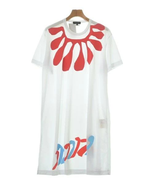 T-Shirts Long Length Short Sleeve Crewneck White