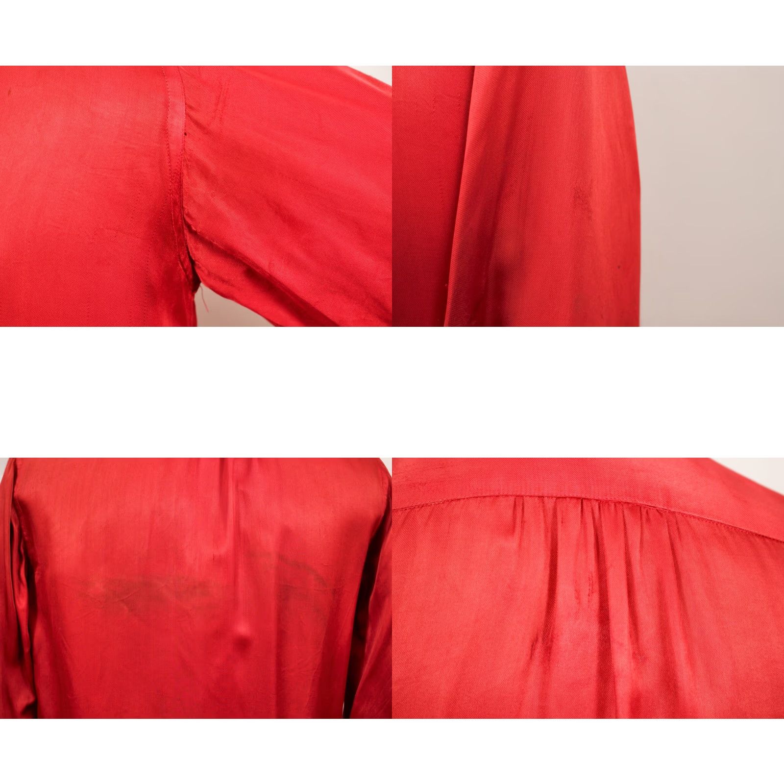Vintage VINTAGE Men's VTG 30s Red Satin Button Down Shirt Sz M 1930s Western Size US M / EU 48-50 / 2 - 8 Thumbnail