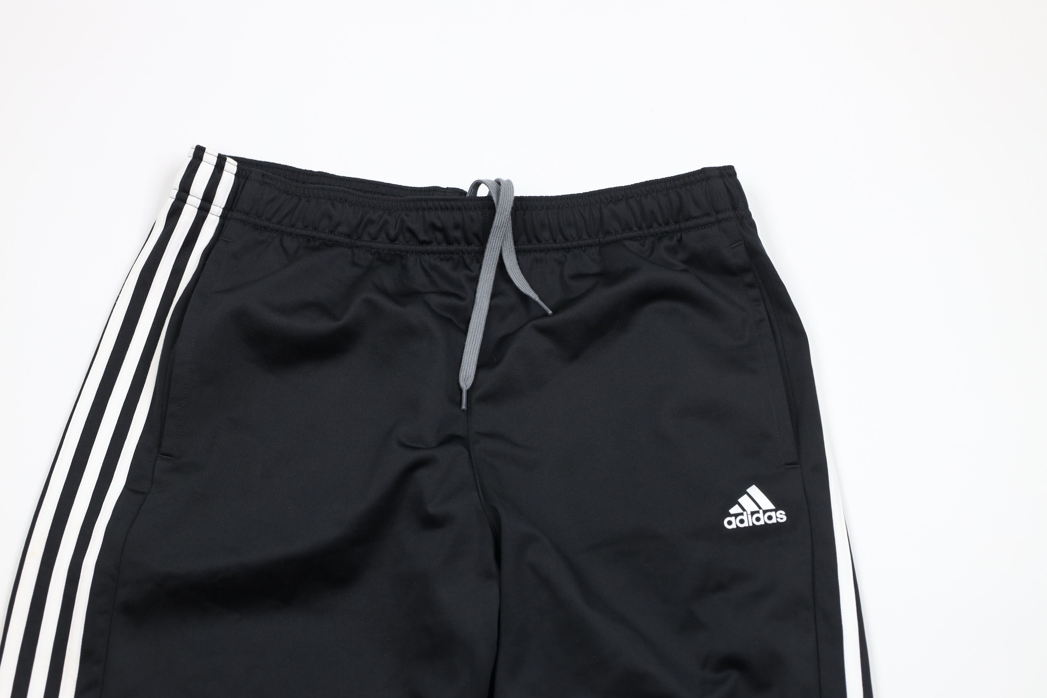 Adidas × Vintage Vintage Y2K Adidas Striped Wide Leg Sweatpants Pants Black Size US 36 / EU 52 - 2 Thumbnail