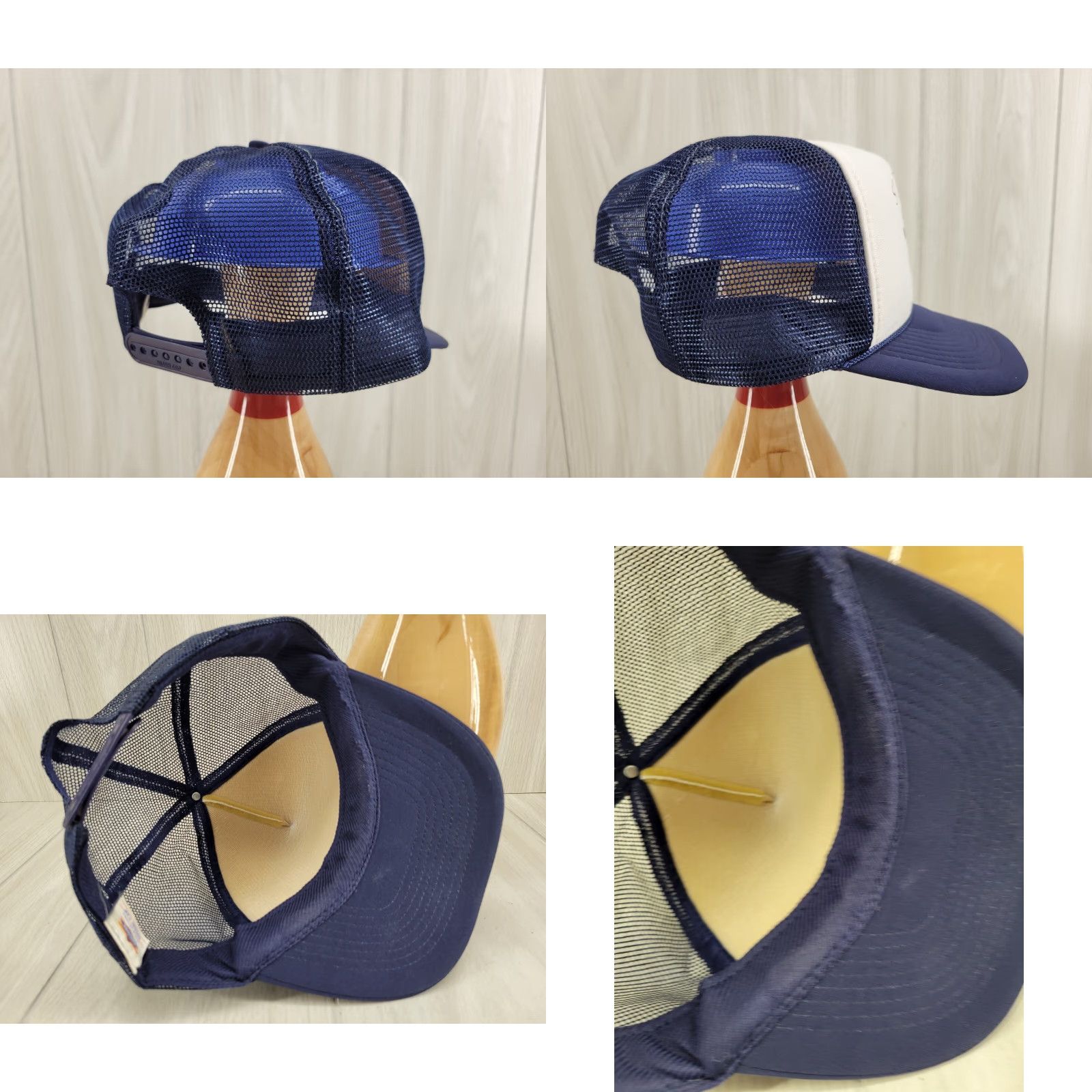 Vintage VINTAGE Nissin Trucker Hat Cap St. Thomas Virgin Islands Adjustible Men Blue 90s Mens Size ONE SIZE - 8 Thumbnail