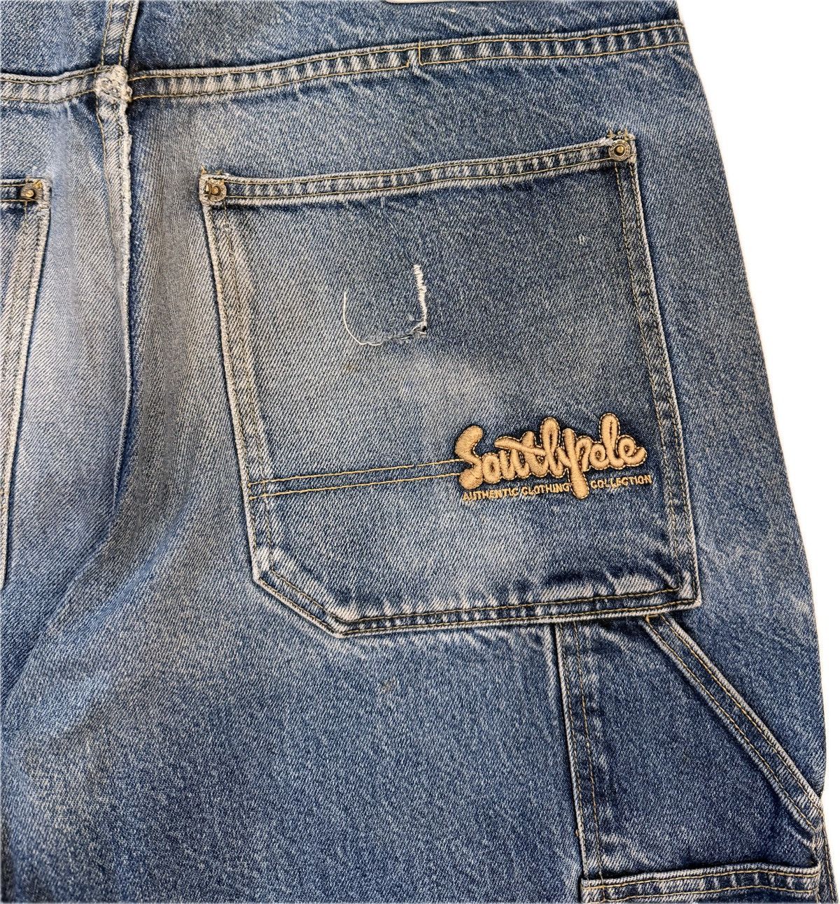 Southpole Vintage Southpole Spelledout Jeans Size US 36 / EU 52 - 2 Thumbnail