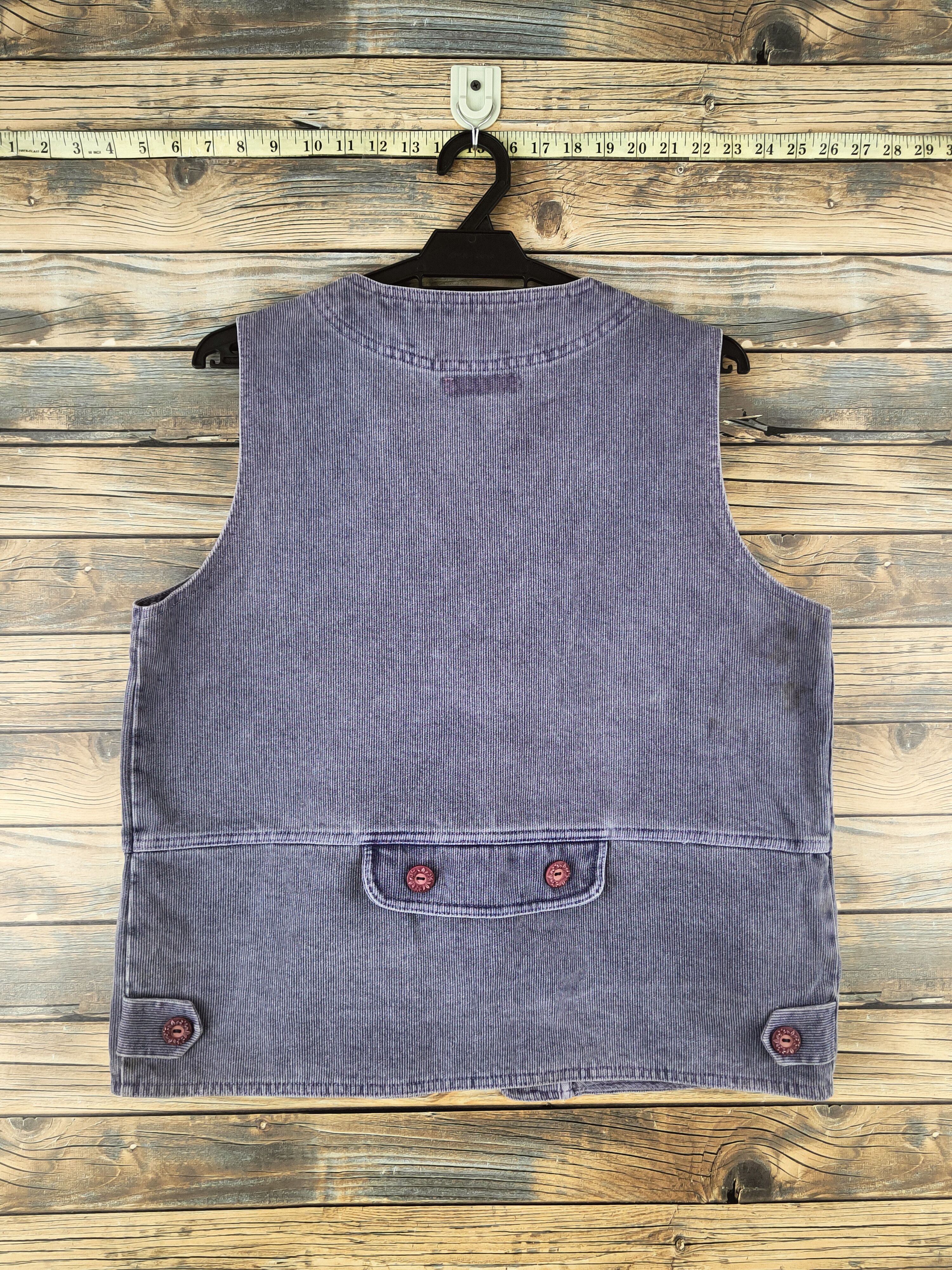 Vintage Japan Vintage indigo denim Blue Vests #S2933 Size US M / EU 48-50 / 2 - 8 Thumbnail
