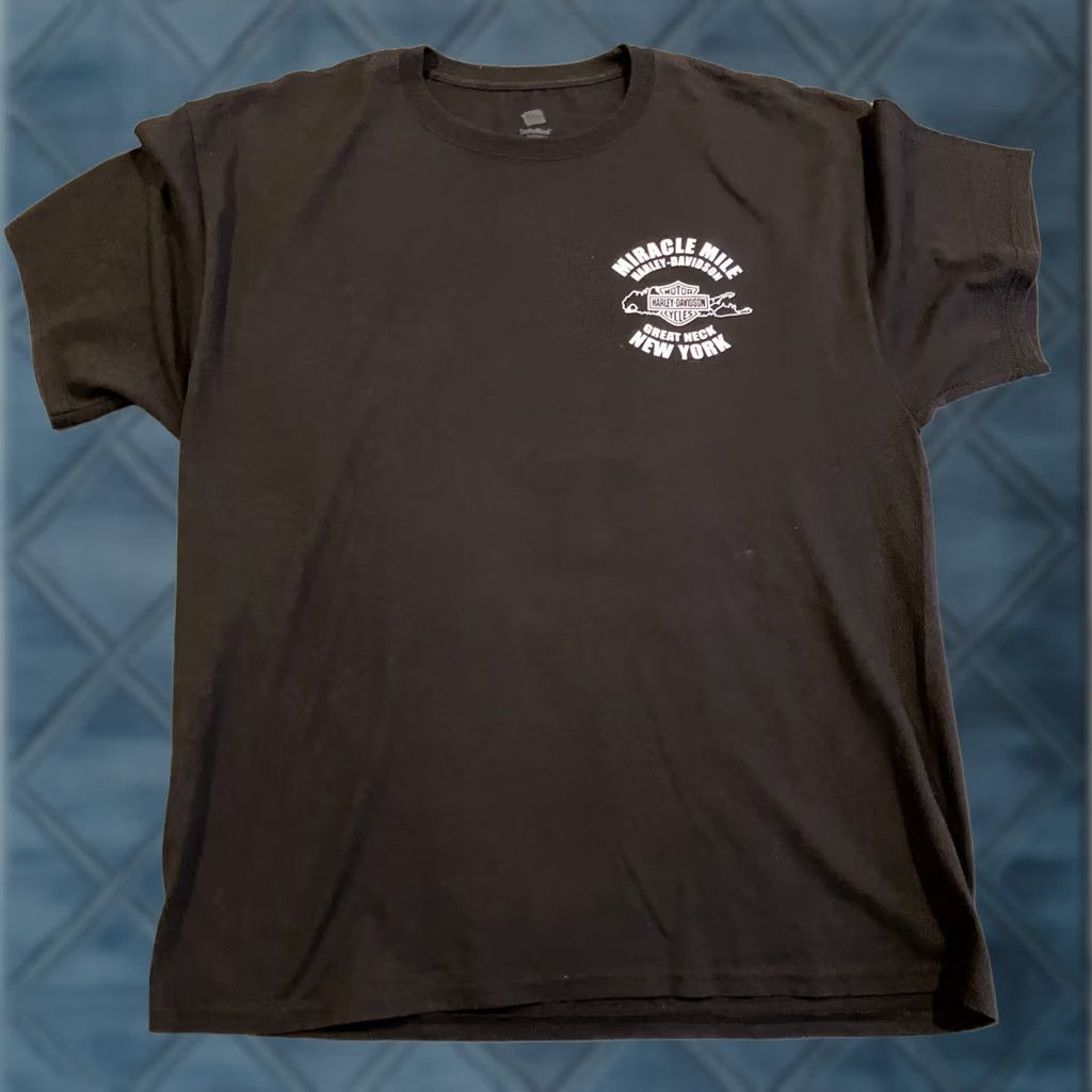Hanes Miracle Mile Harley Davidson Double Sided T Shirt L Size US L / EU 52-54 / 3 - 1 Thumbnail