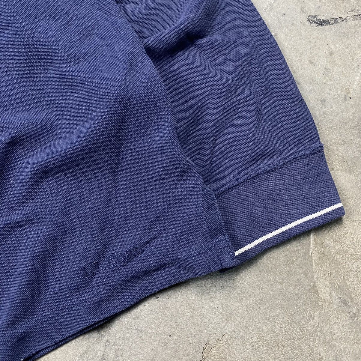 L.L. Bean × Vintage y2k LL Bean Distressed Quarter Zipper Size US M / EU 48-50 / 2 - 2 Thumbnail