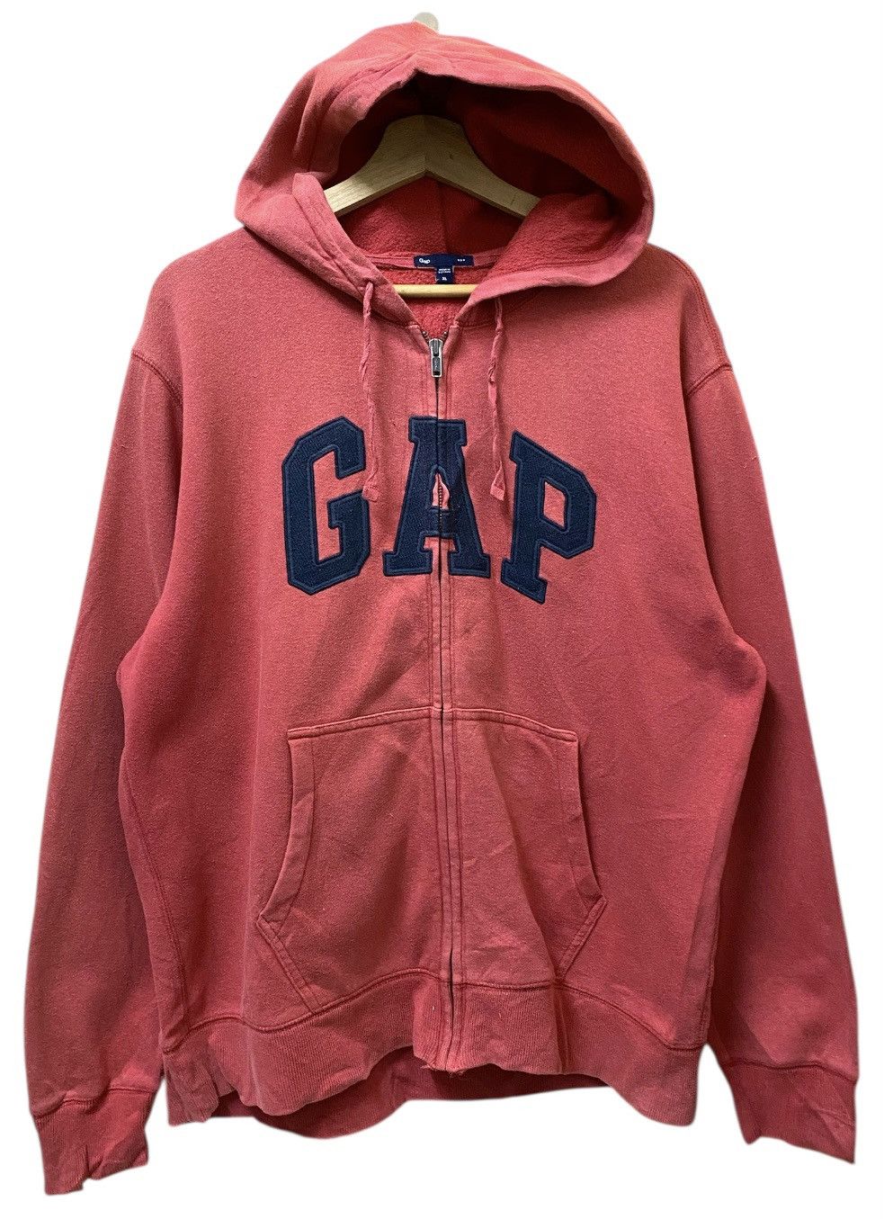 Gap Gap Hoodie Big Logo Zipper Size US XL / EU 56 / 4 - 1 Thumbnail