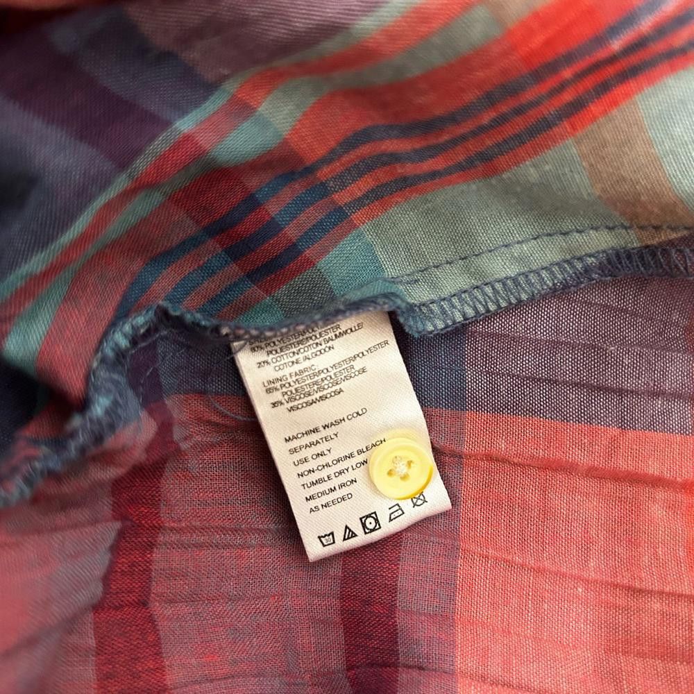 Designer Anthropologie l Isabella Sinclair Tillie Plaid Dress XS Size XS / US 0-2 / IT 36-38 - 8 Thumbnail