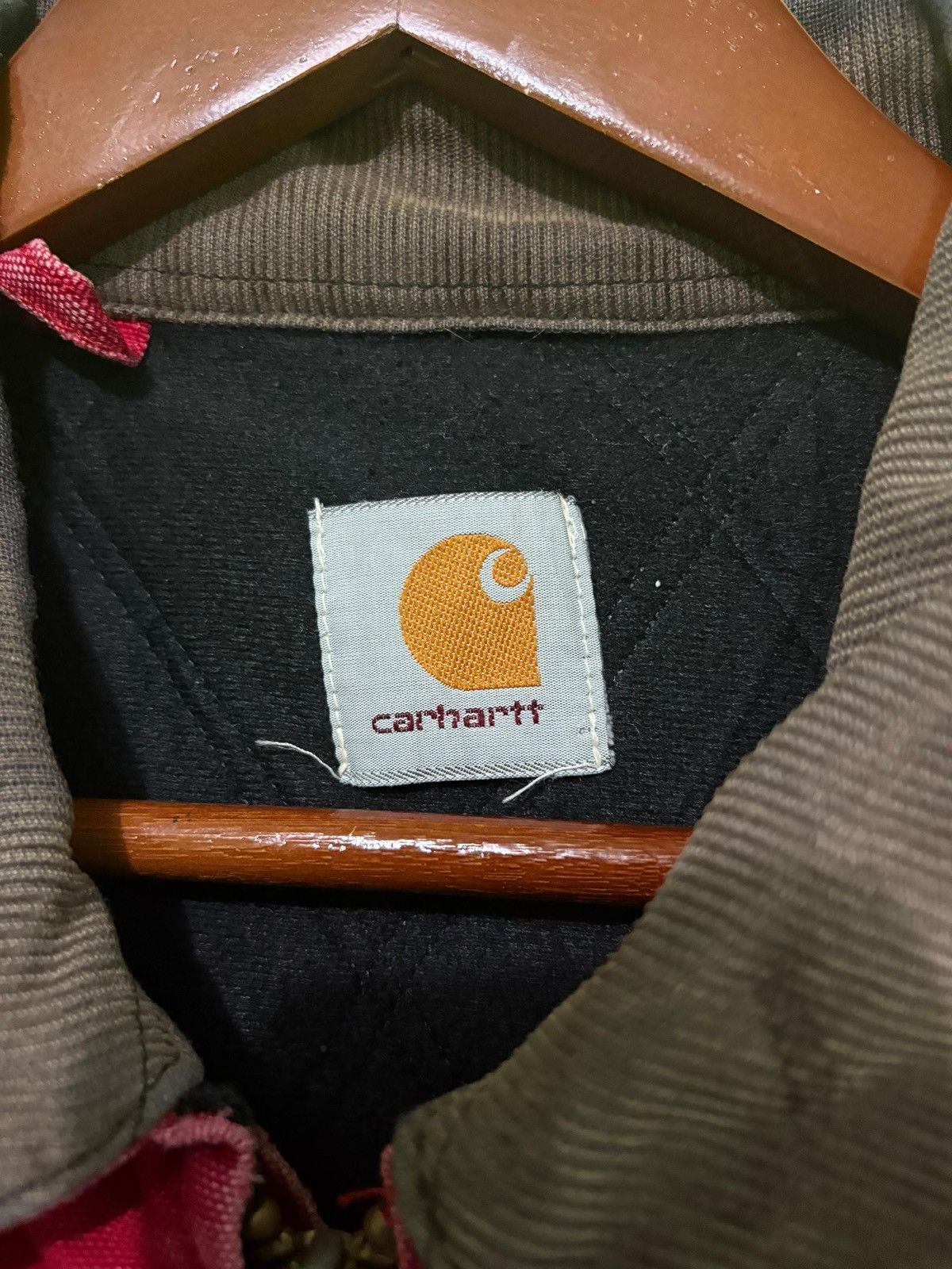 Carhartt VTG Carhartt Detroit Jacket Corduroy Collar Zipper workwear Size US L / EU 52-54 / 3 - 12 Thumbnail