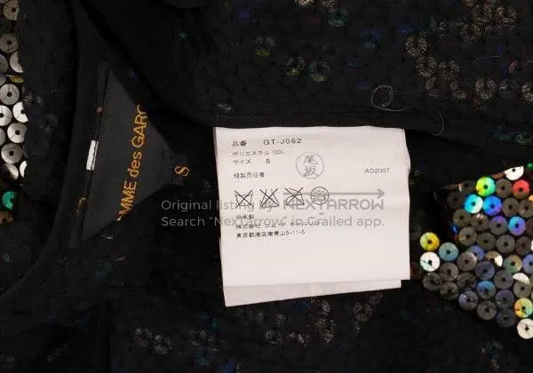 Comme des Garcons Comme des Garcons Silver vintage sequin tailcoat top Size S / US 4 / IT 40 - 9 Thumbnail