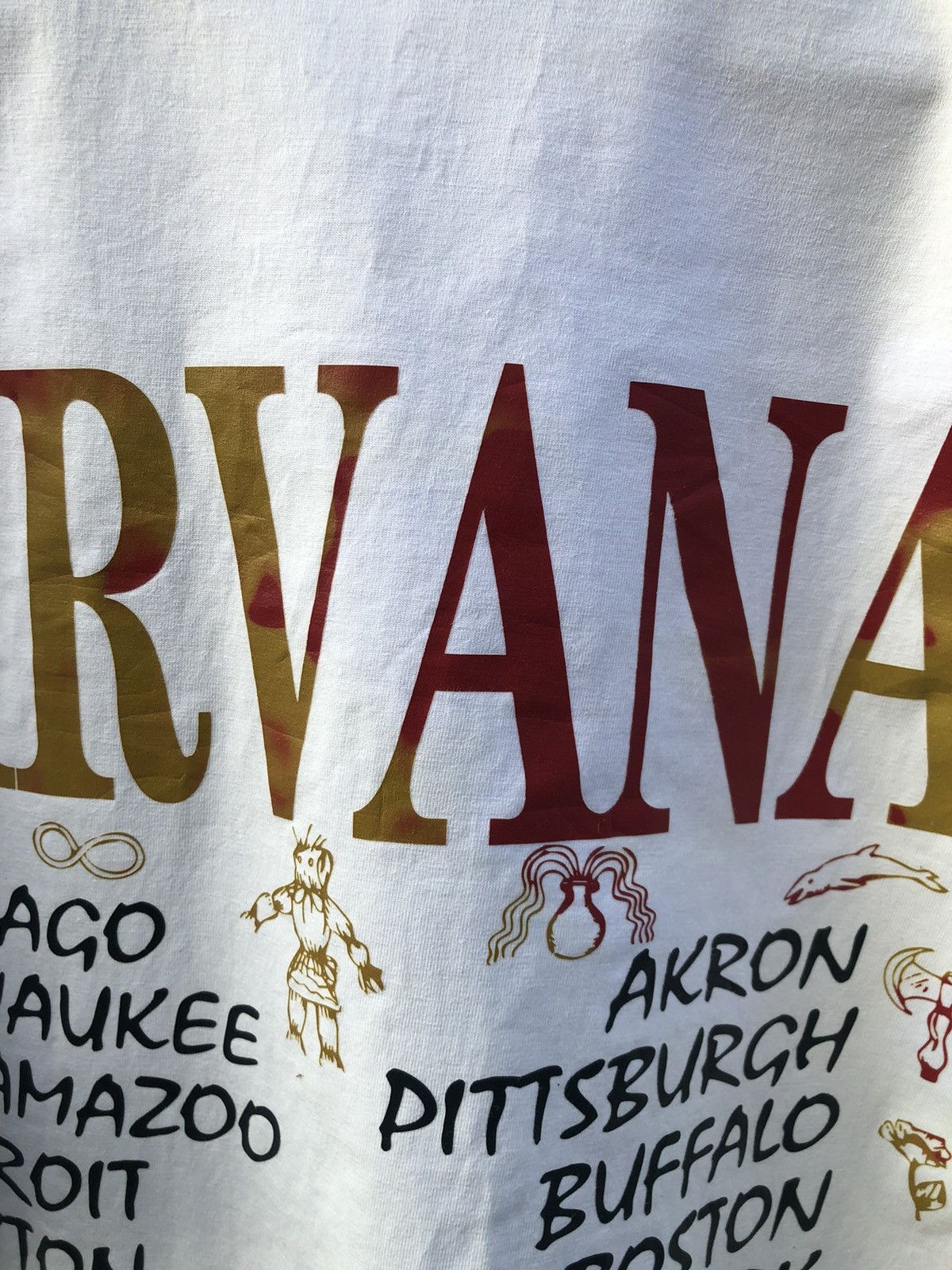 Band Tees × Nirvana × Vintage Nirvana "This Is Not A Bon Jovi" Tshirt Size US L / EU 52-54 / 3 - 5 Thumbnail