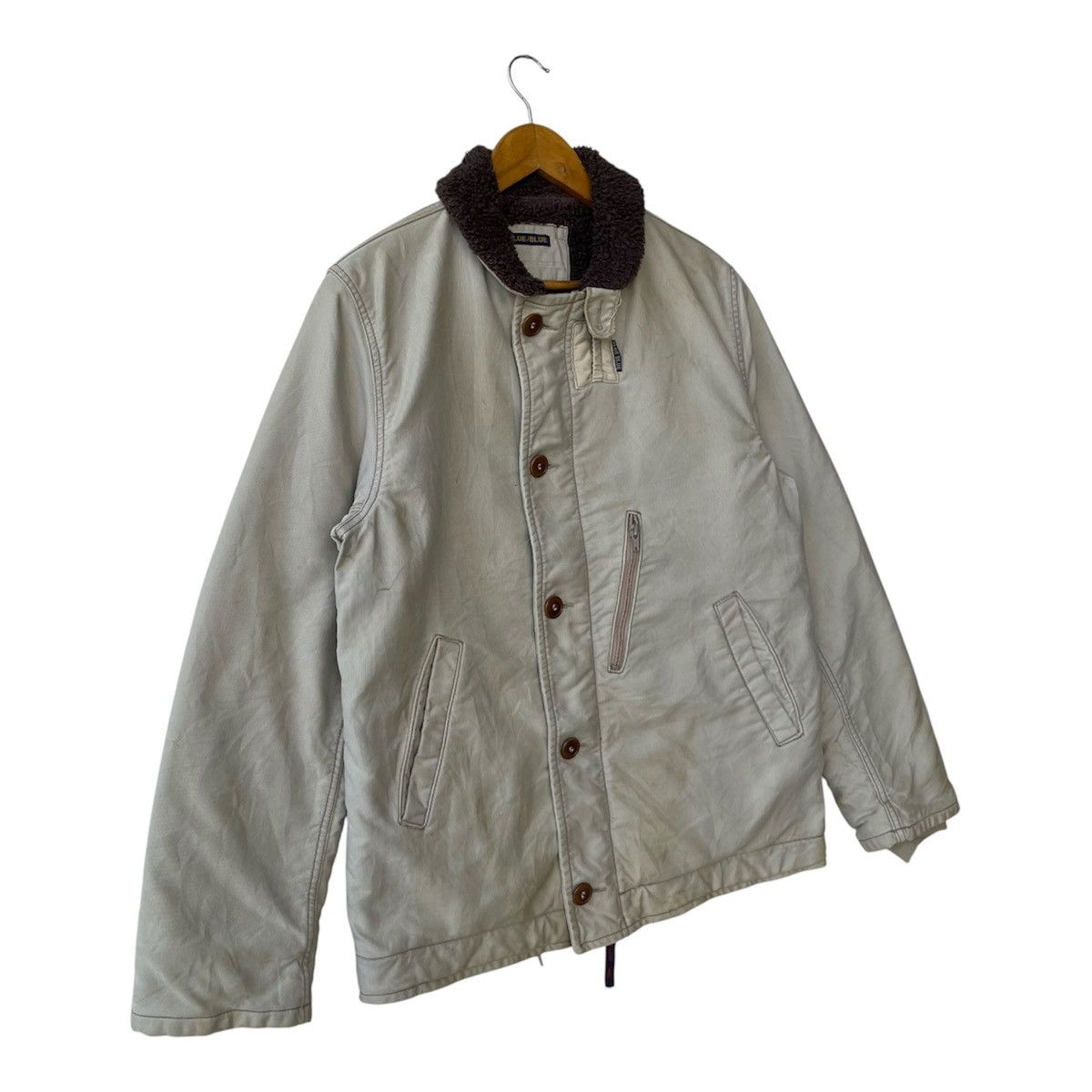 Buzz Rickson's Vintage BLUE BLUE Japan N-1 Deck Jacket Size US M / EU 48-50 / 2 - 2 Thumbnail