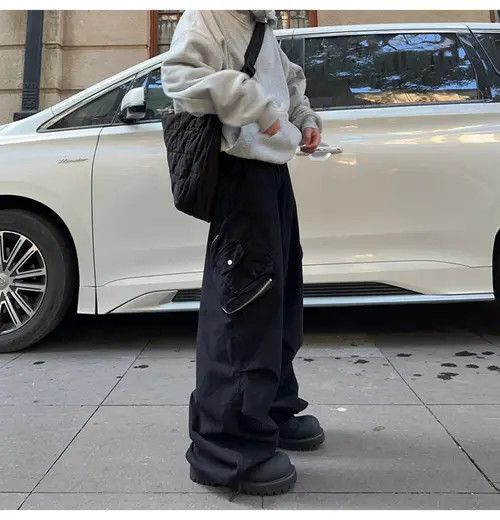 VIBE Urban Style Baggy Cargo Pants Size US 32 / EU 48 - 5 Thumbnail