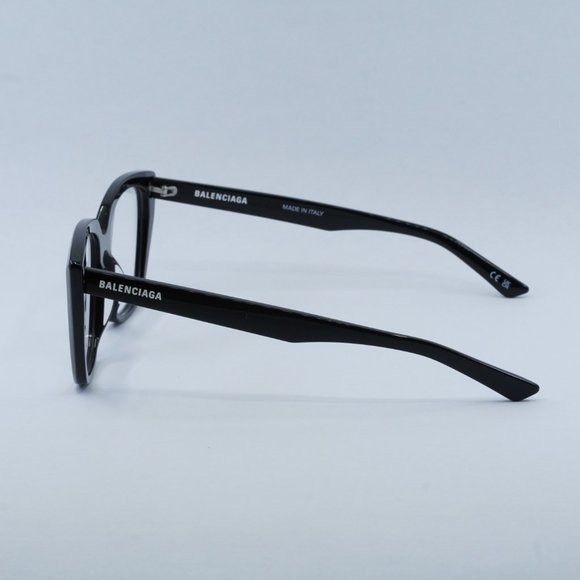 Balenciaga Balenciaga BB0062O 001 Eyeglasses Black 53mm Cat Eye Frame Size ONE SIZE - 8 Thumbnail