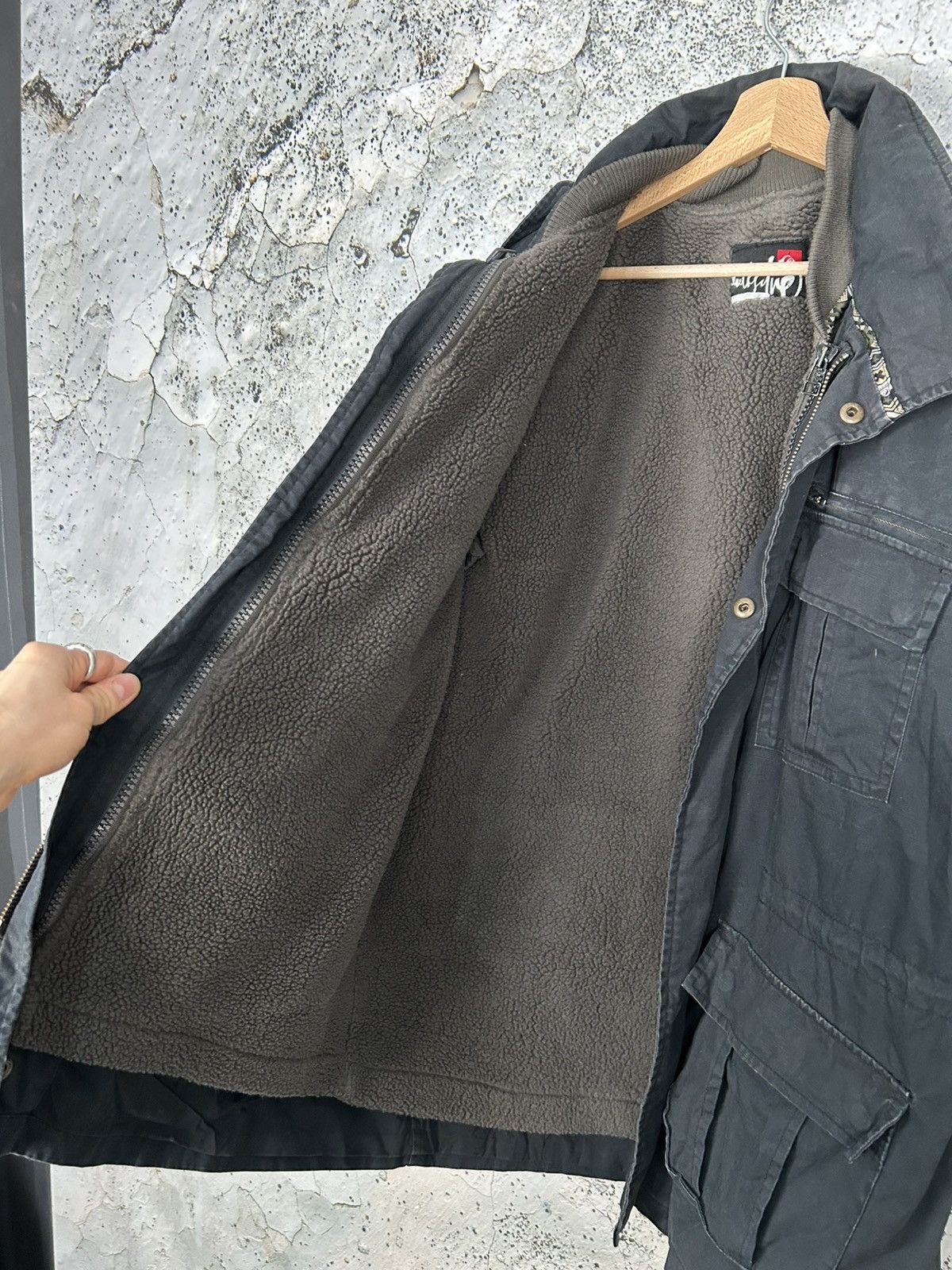 Quiksilver Vintage Quiksilver Jacket with Fleece Layers Jacket Snow Size US L / EU 52-54 / 3 - 4 Thumbnail