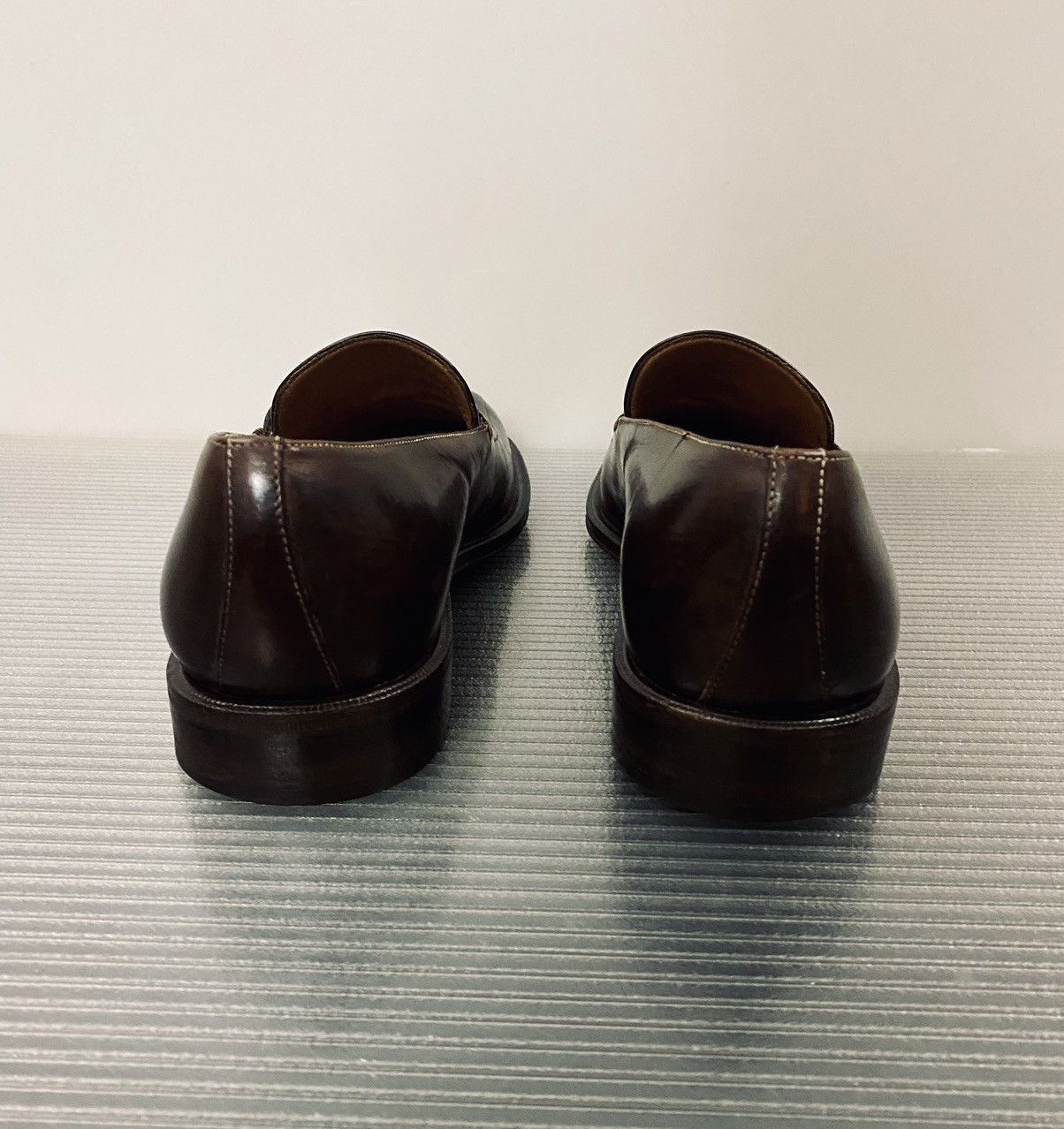 Salvatore Ferragamo Ferragamo 🇮🇹 dk brown leather brass gancini loafer 8.5 NEW Size US 8.5 / EU 41-42 - 10 Thumbnail