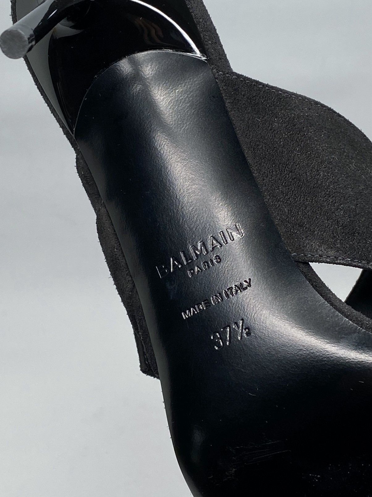 Balmain Balmain Uma Mules In Suede Leather size 37.5 Size US 7.5 / IT 37.5 - 15 Thumbnail