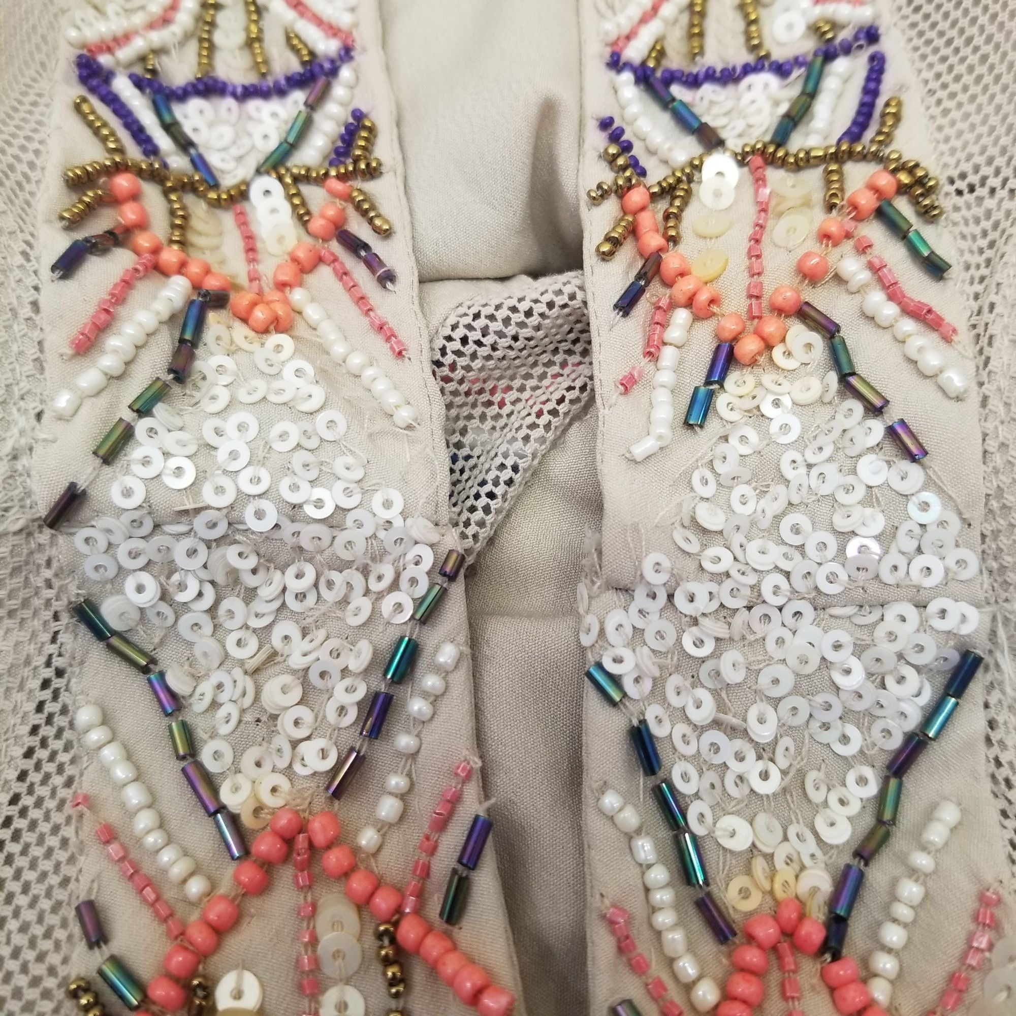 Free People Free People ANCIENT MYSTERY M Beaded Embroidered Shift Dress Size M / US 6-8 / IT 42-44 - 3 Thumbnail