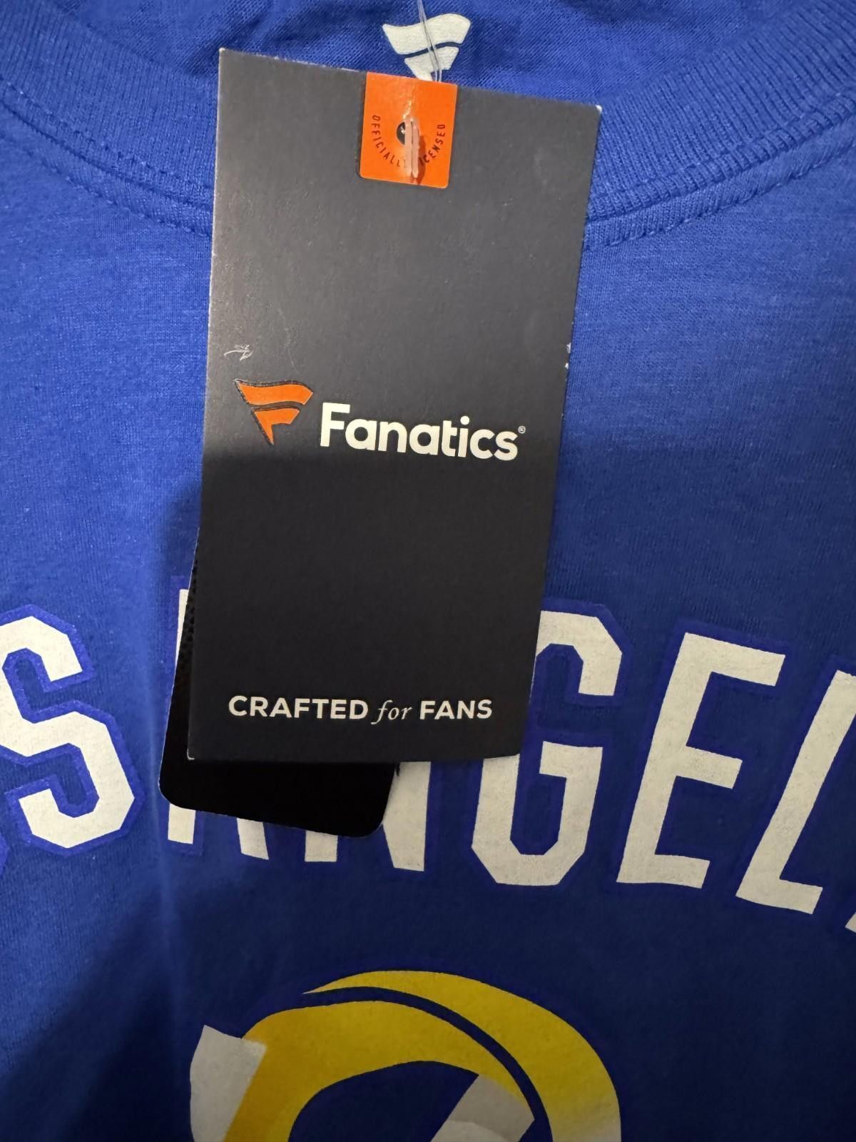 Other Los Angeles Rams Fanatics Men's tee Sz L Blue NEW WITH TAGS Size ONE SIZE - 5 Thumbnail