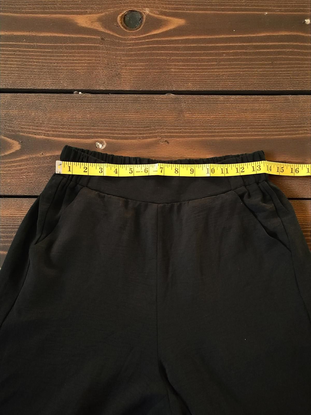 Other Lightweight Black Polyester Casual Pants - Medium Size 32" / US 10 / IT 46 - 5 Thumbnail