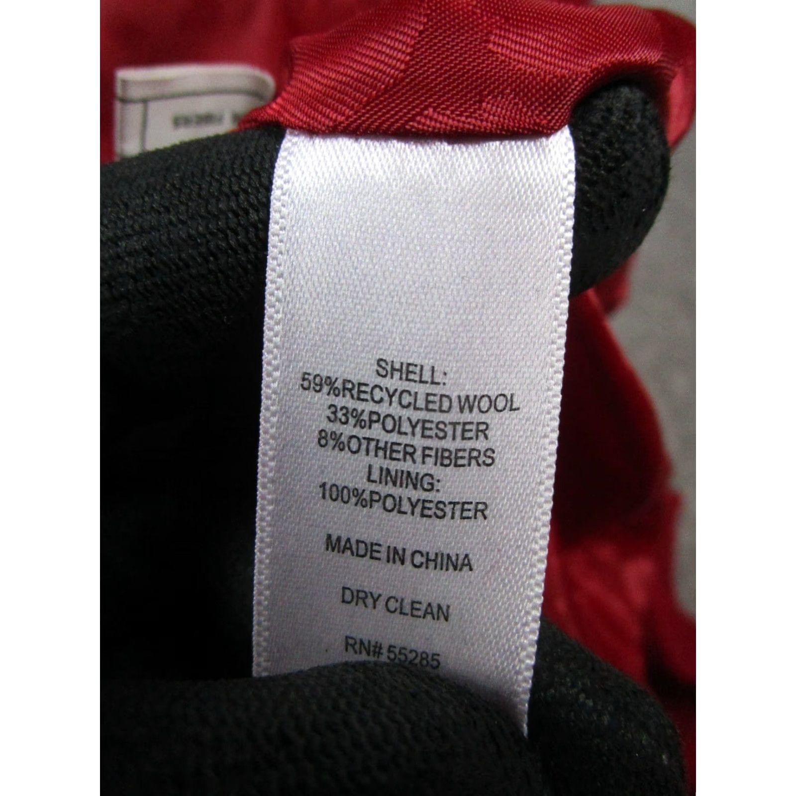 Express Express Trench Coat Womens Medium Red Wool Blend Size M / US 6-8 / IT 42-44 - 4 Thumbnail