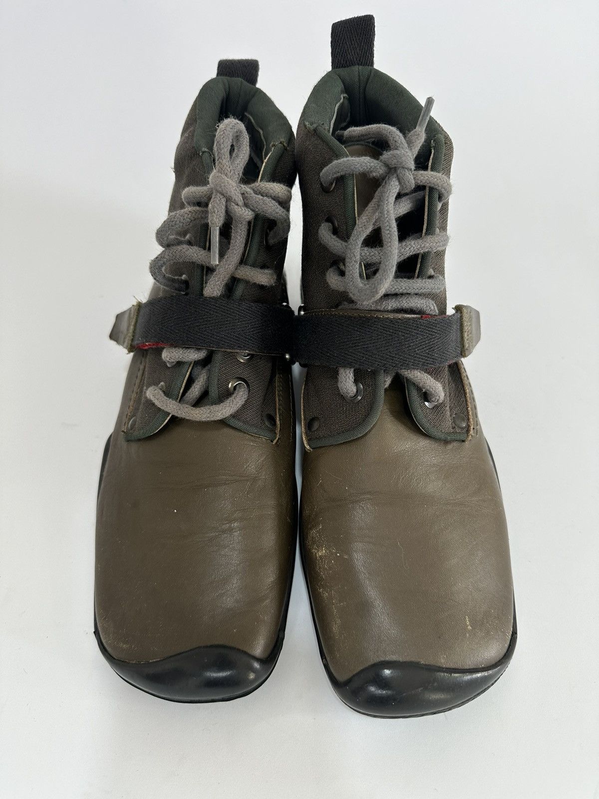 Prada VINTAGE PRADA SPORT Skiskolaer Cord Combat Boots Size US 8 / IT 38 - 2 Thumbnail