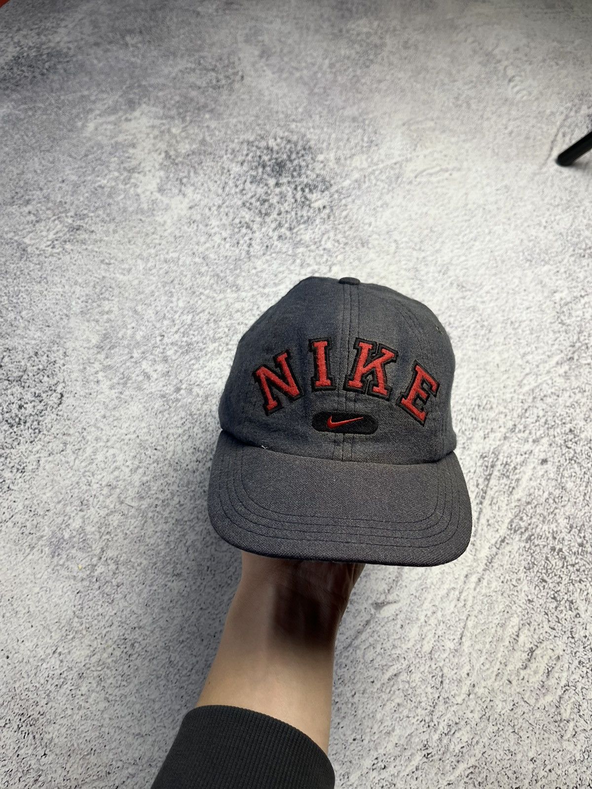 Nike Vintage Nike Distressed Cap Y2K Swoosh One Size Size ONE SIZE - 10 Thumbnail