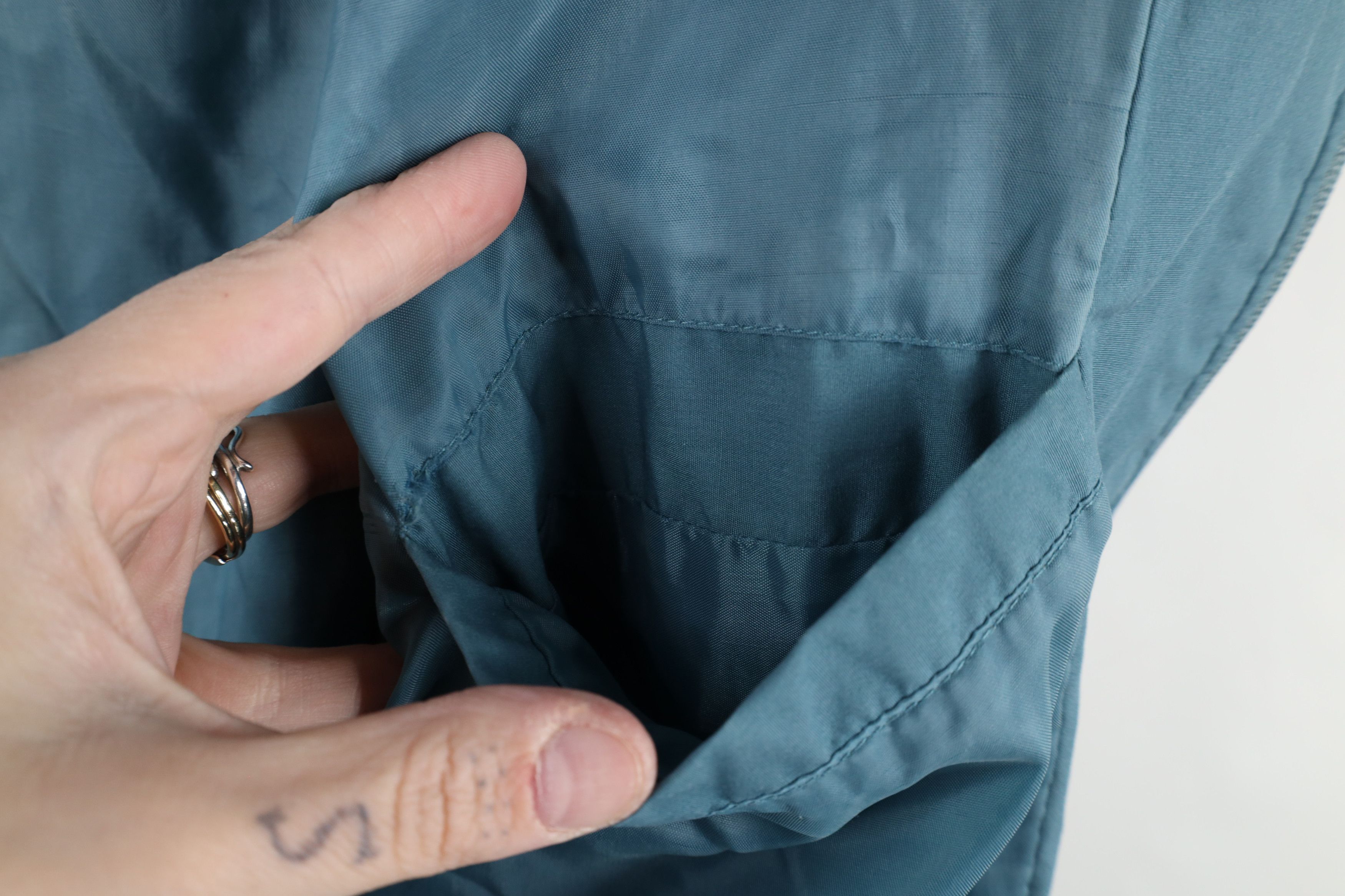 Members Only × Vintage Vintage 90s Members Only Cafe Racer Bomber Jacket Teal Size US XL / EU 56 / 4 - 12 Thumbnail