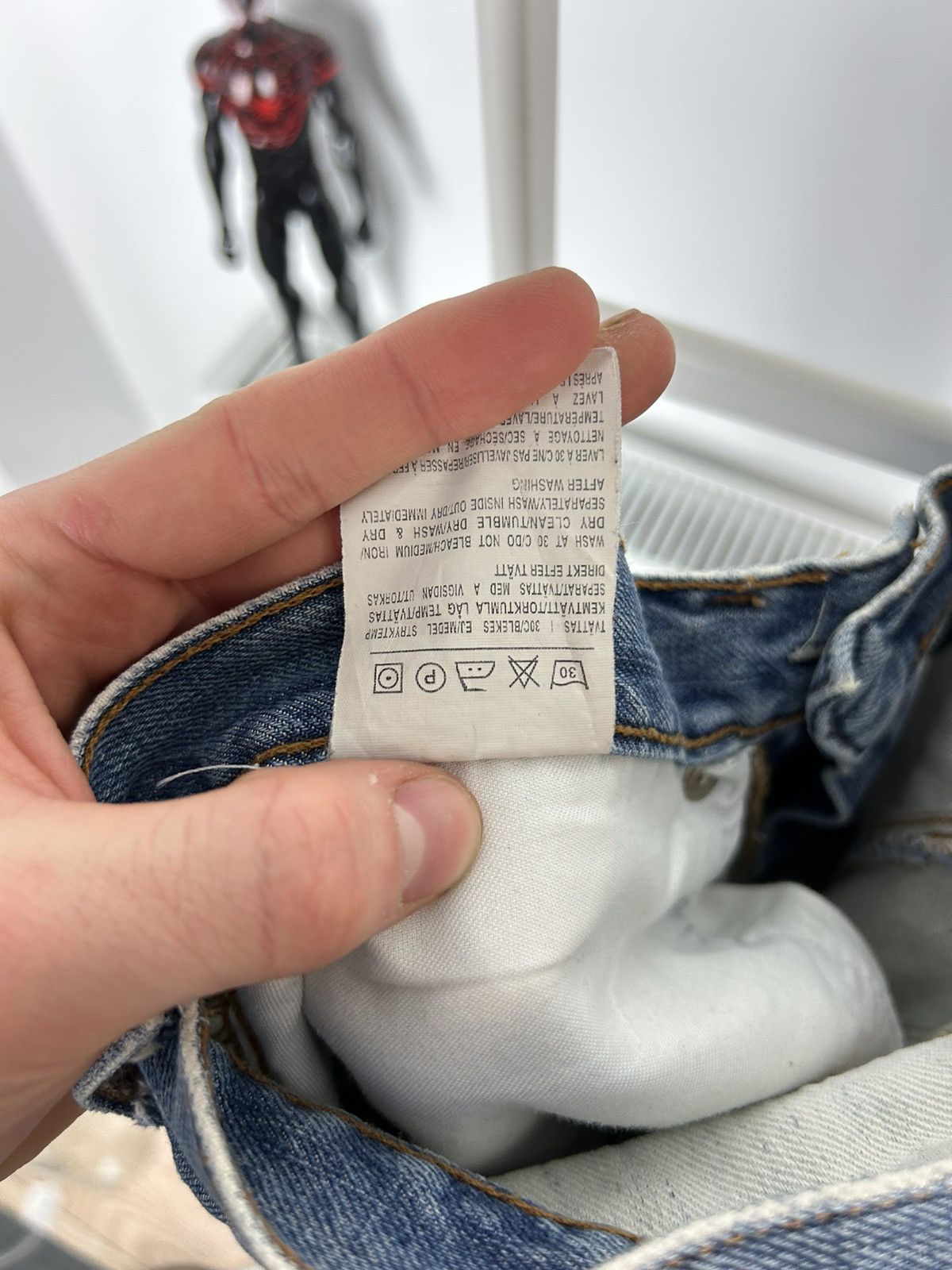 Acne Studios × Vintage Vintage Acne Studios Light Blue Denim Hype Distressed Jeans Size US 30 / EU 46 - 14 Thumbnail