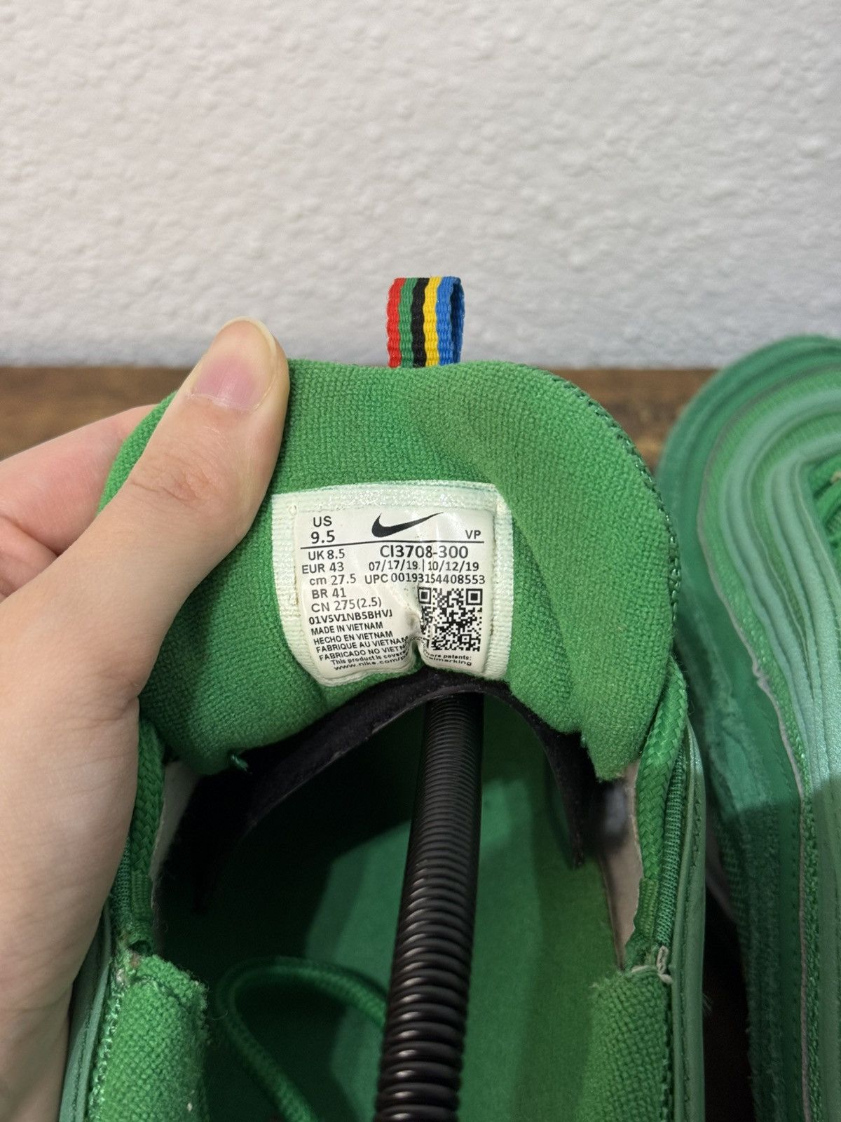 Nike Nike Air Max 97 Lucky Green size 9.5 Size US 9.5 / EU 42-43 - 4 Thumbnail