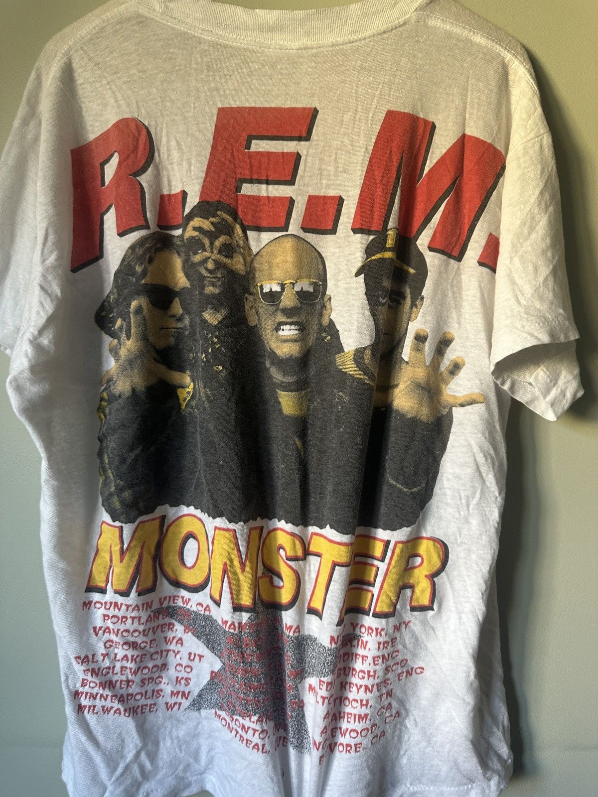 Vintage R.E.M T-Shirt Size US L / EU 52-54 / 3 - 6 Thumbnail