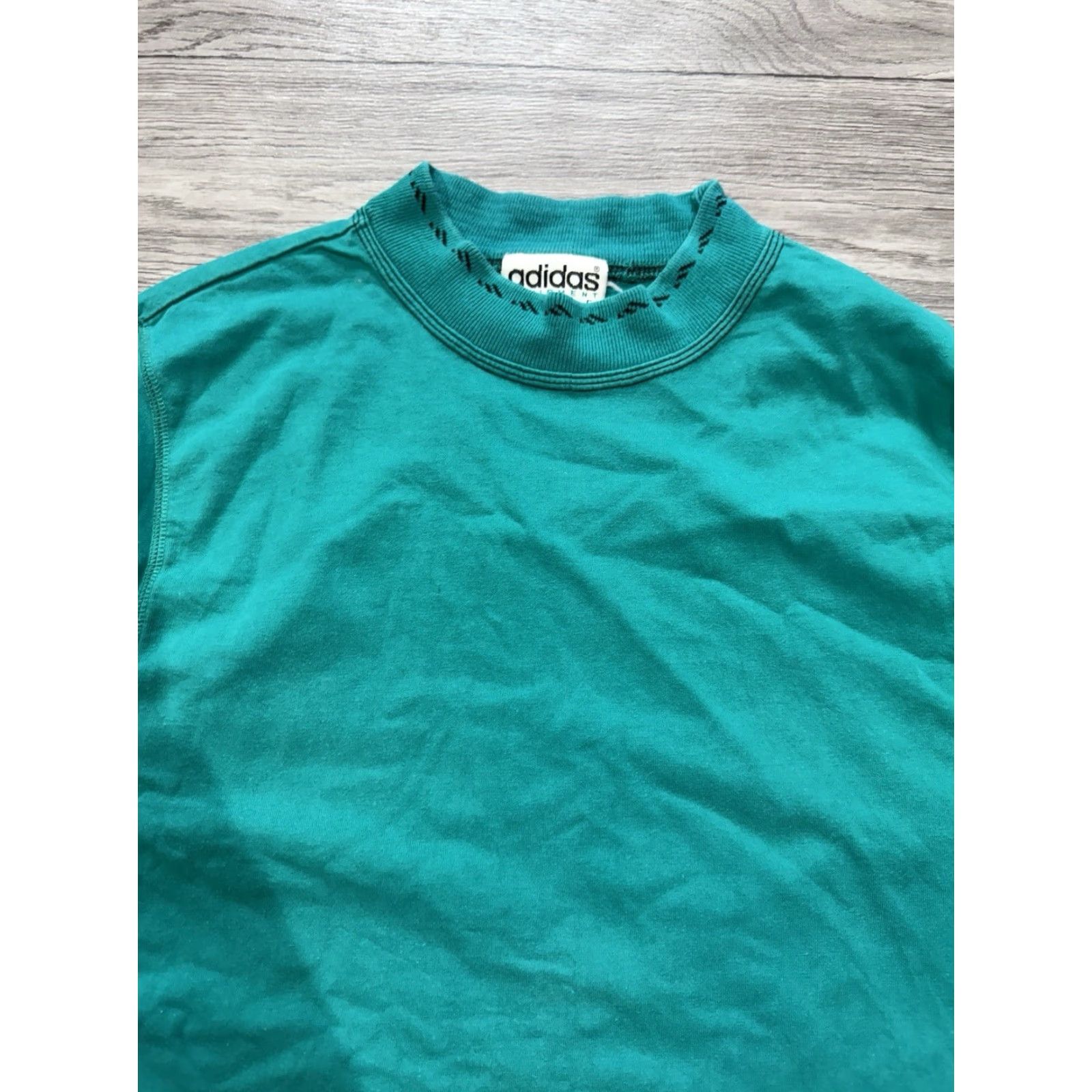 Adidas VINTAGE adidas Equipment Shirt Mens S Green 90s EQT Logo Patch Sports T-Shirt Size US S / EU 44-46 / 1 - 7 Thumbnail